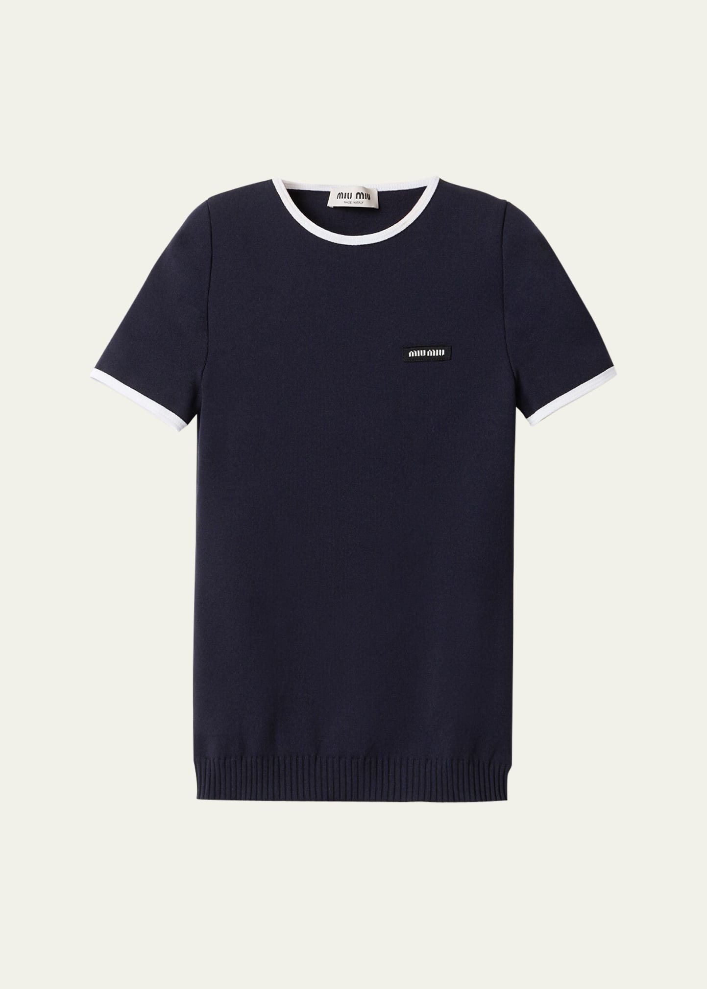 Short Sleeve Crewneck Top - 1