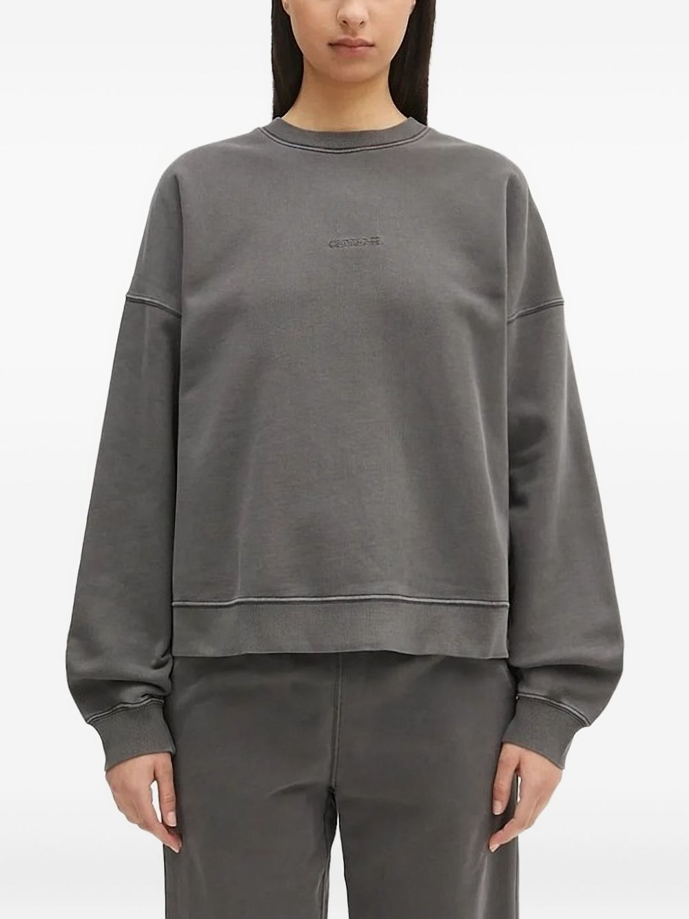 Benton embroidered-logo sweatshirt - 1