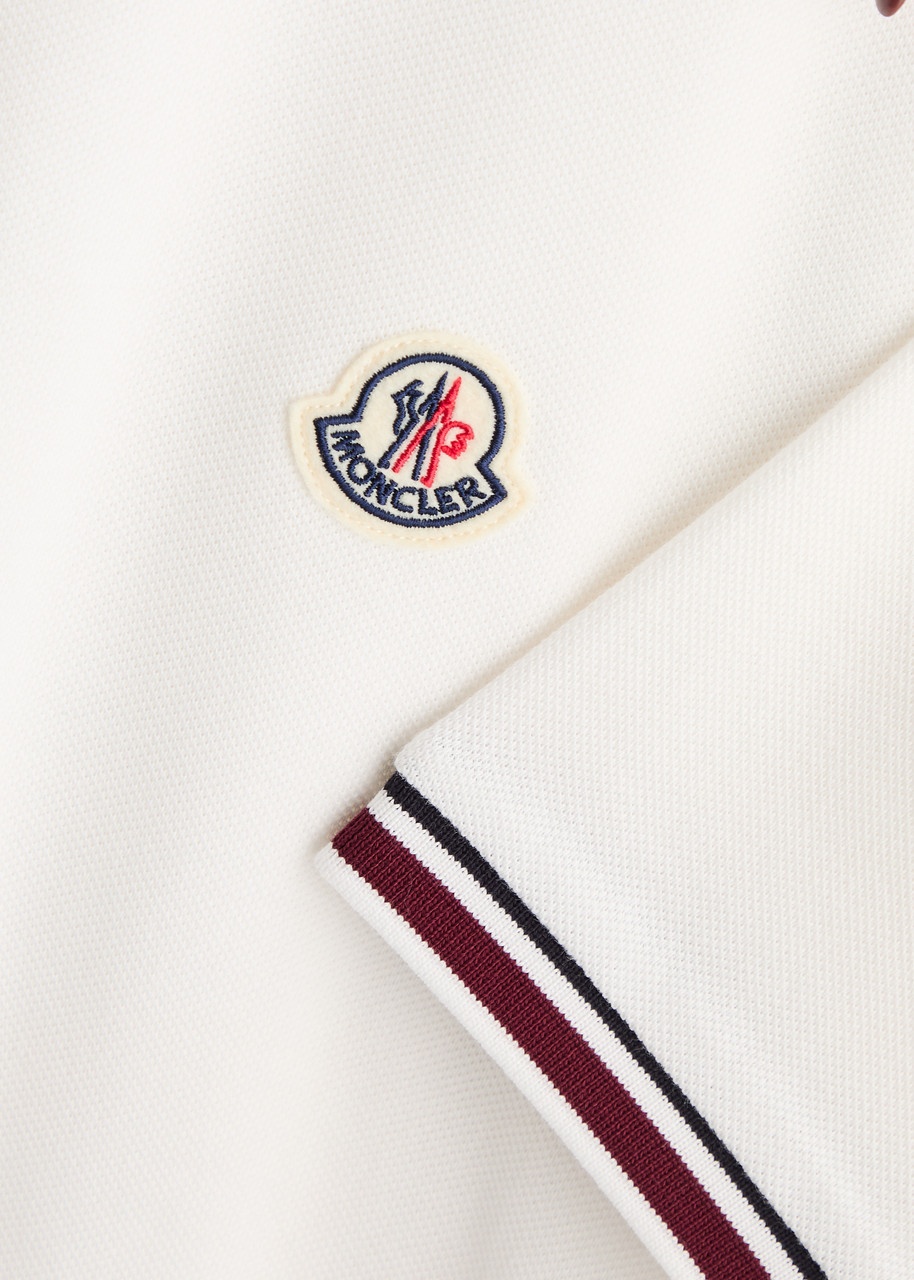 Moncler Piqué Cotton Polo Shirt - 5