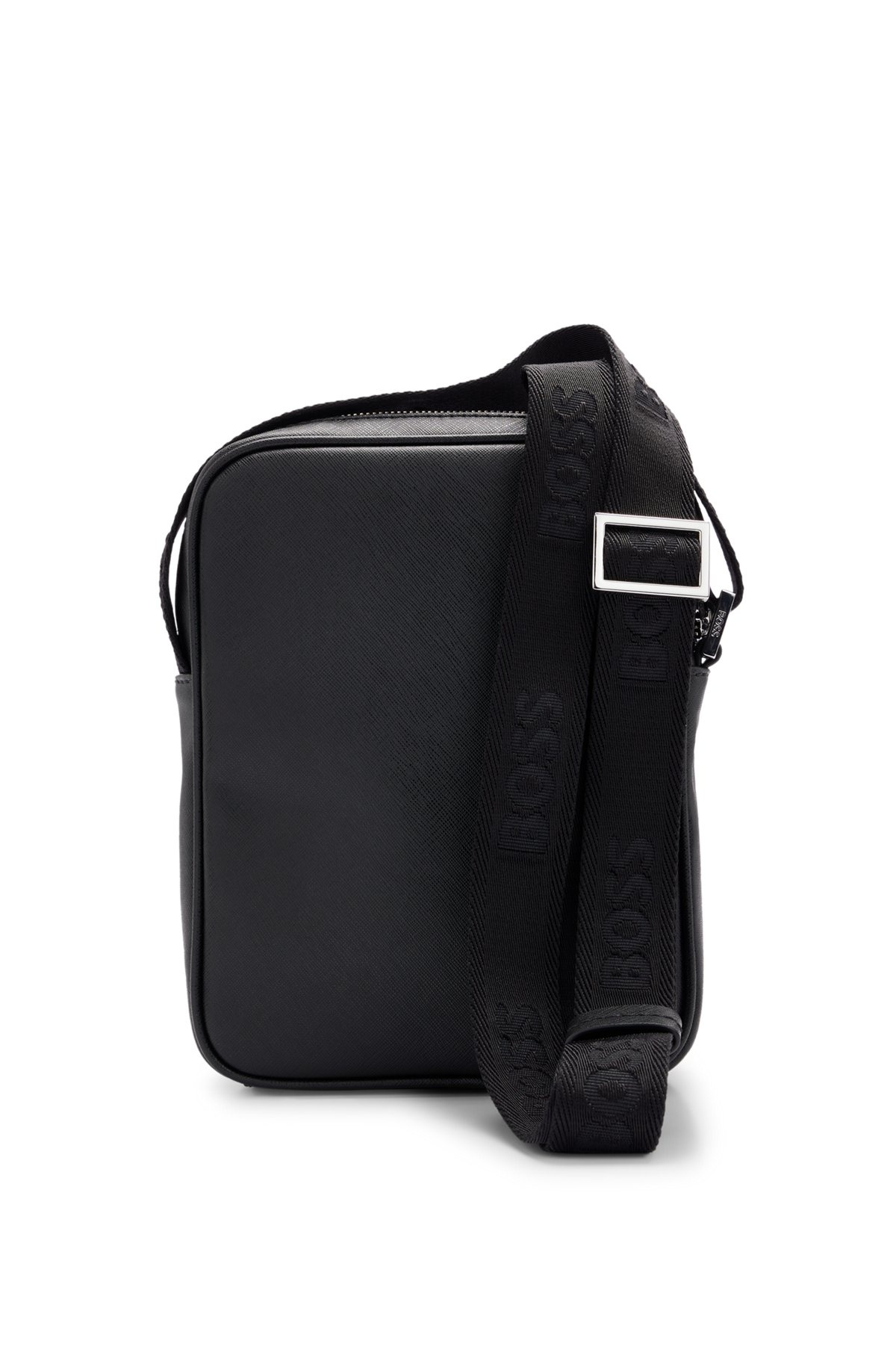 REPORTER BAG WITH SIGNATURE STRIPE AND LOGO DETAIL - 2