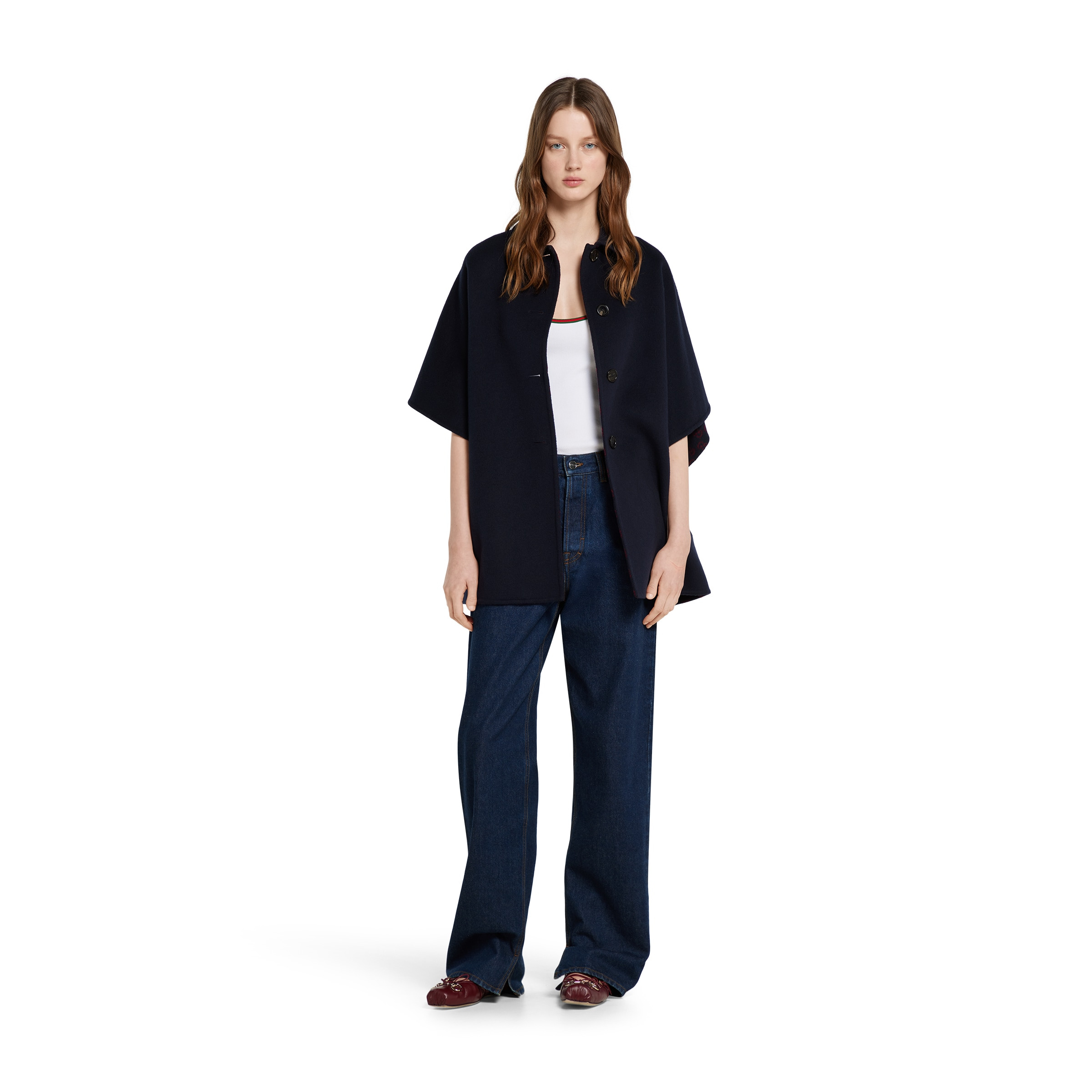 Reversible wool silk coat - 2
