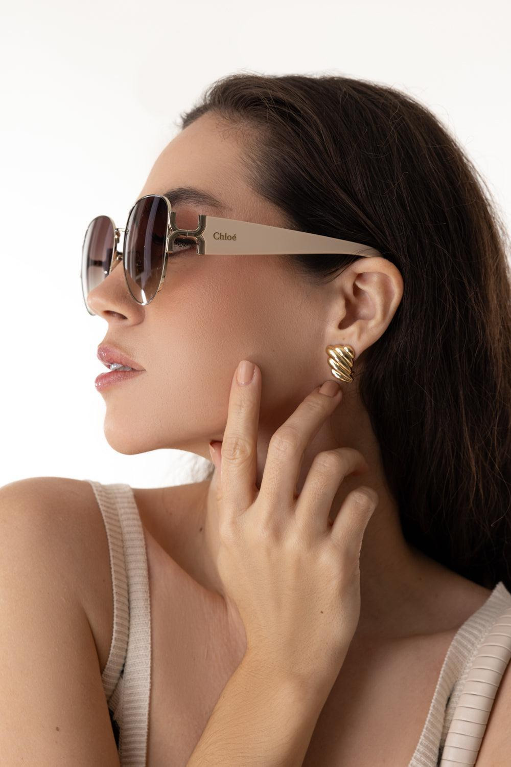 Oval Aviator Sunglasses - 3