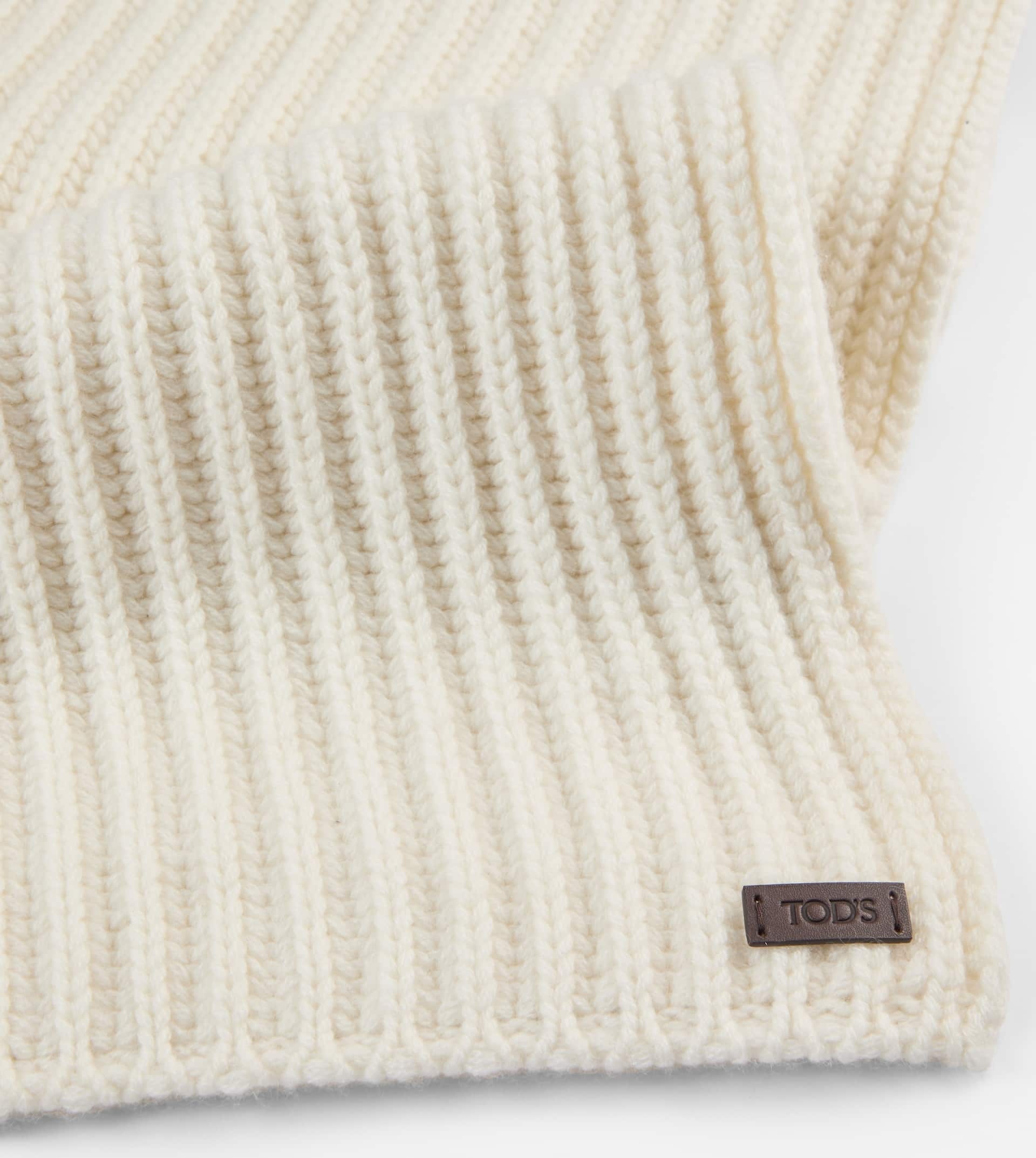 SCARF IN CASHMERE - WHITE - 3