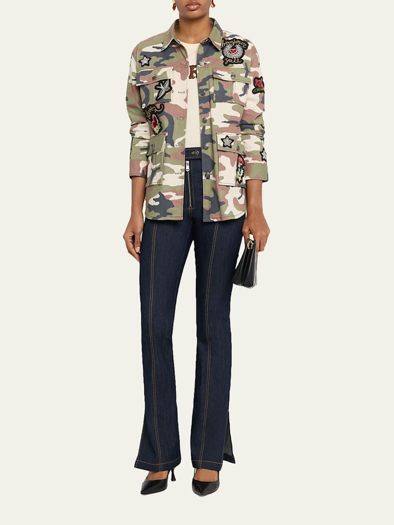 Cinq à Sept Western Camouflage Overshirt outlook