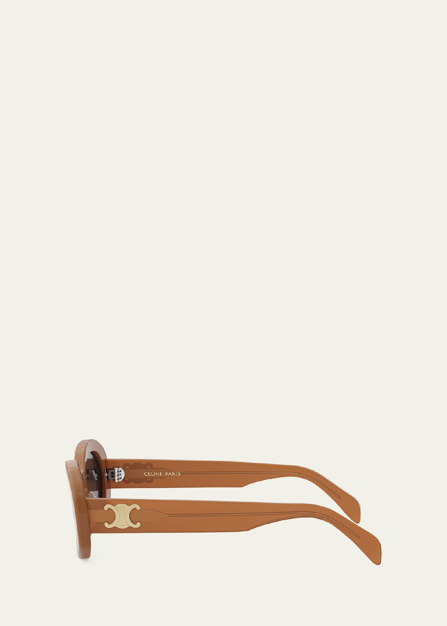Triomphe Acetate Oval Sunglasses - 3