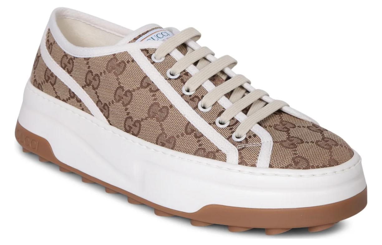 (WMNS) Gucci GG Sneaker 'Interlocking G - Beige' 746766-20Q20-9745 - 3