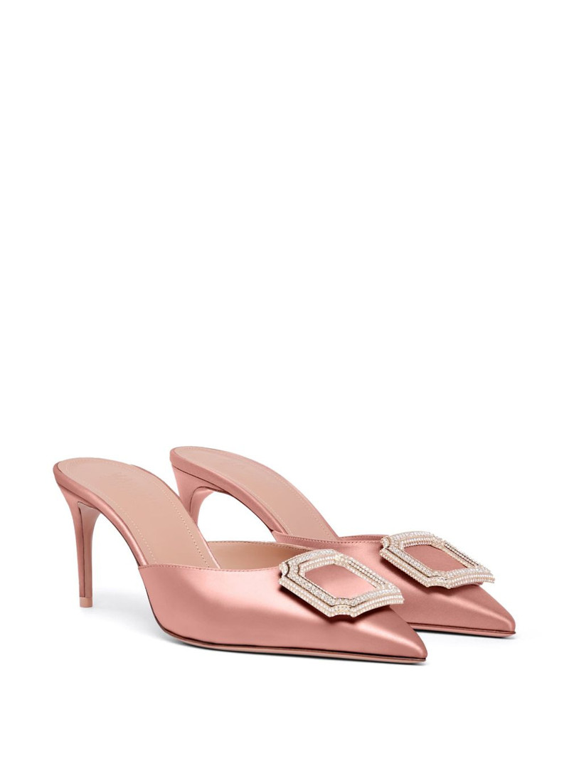 MALONE SOULIERS Mona 70mm satin mules outlook