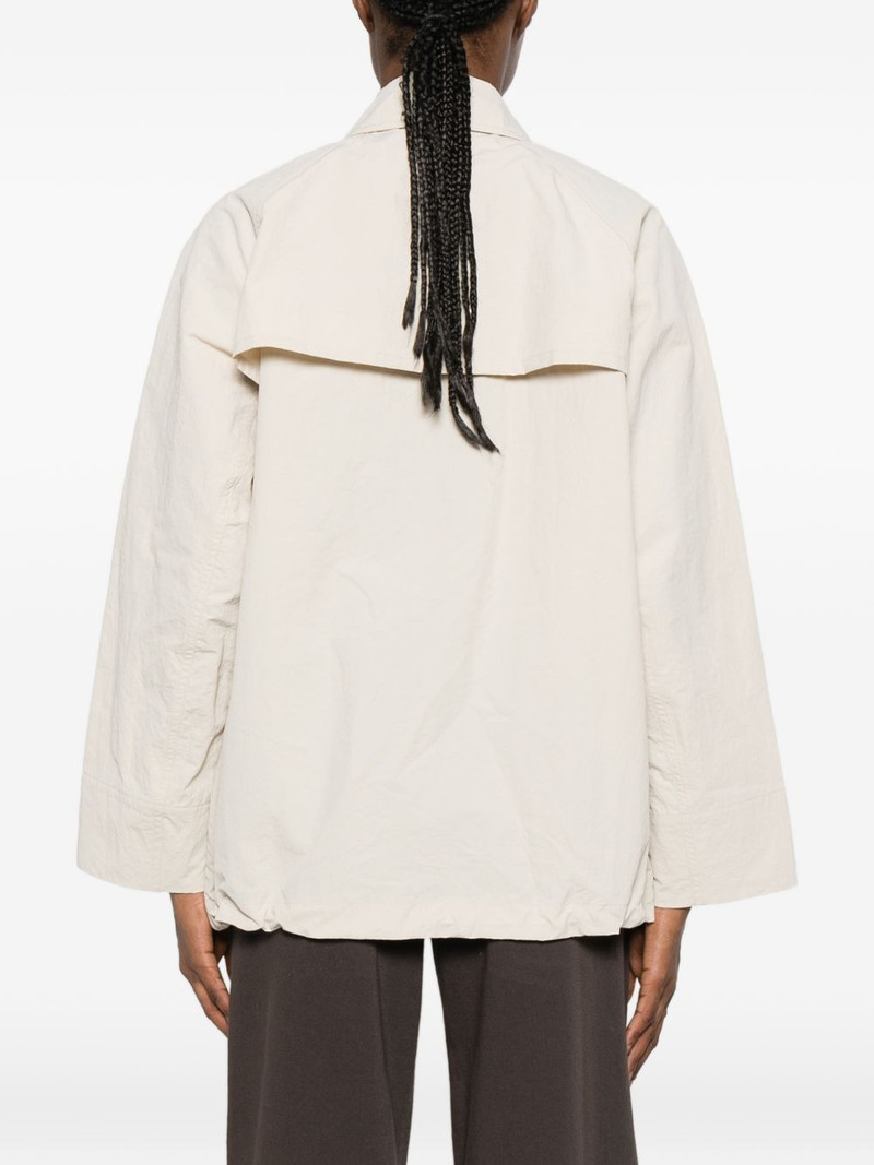 Debbie Showerproof flap-pocket button coat 4