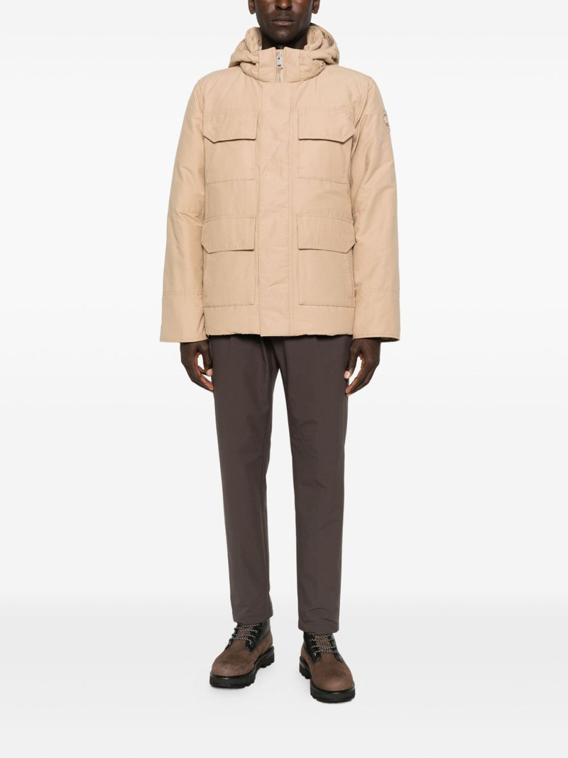 Canada Goose hooded pocketed padded jacket outlook