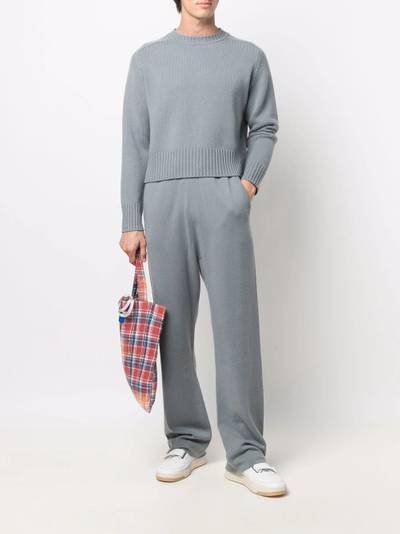 extreme cashmere drawstring-fastened sweatpants outlook