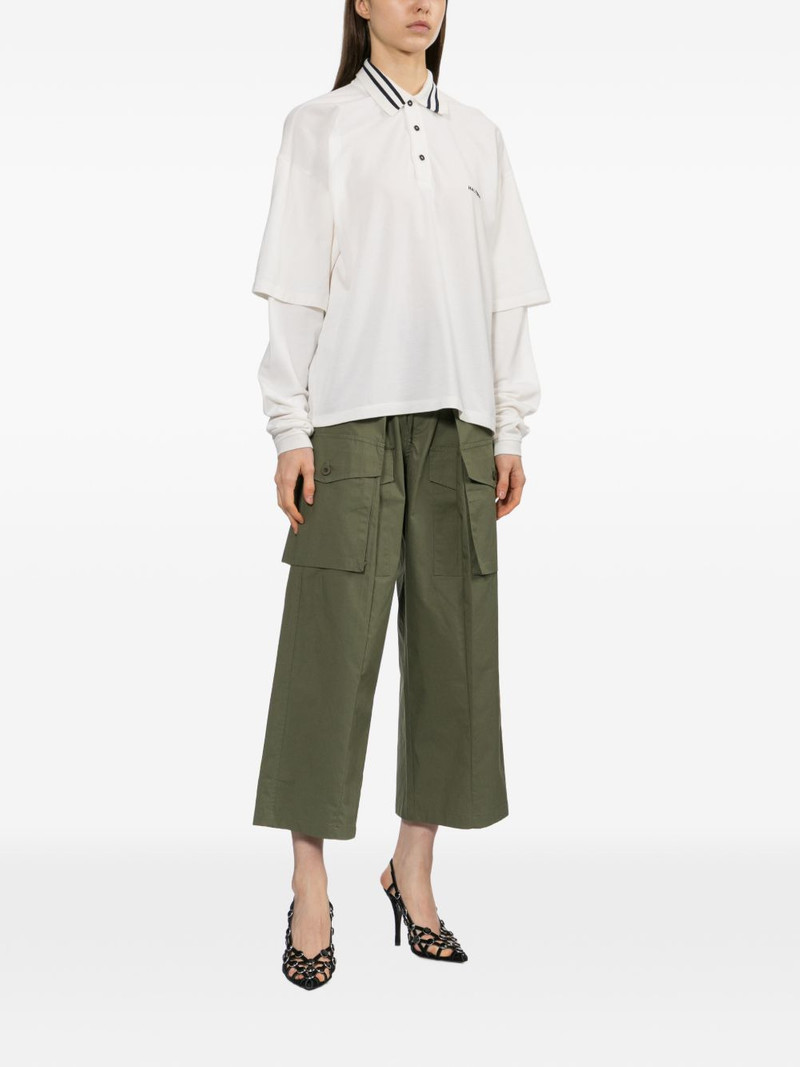 HALFBOY®️ double sleeves polo shirt outlook