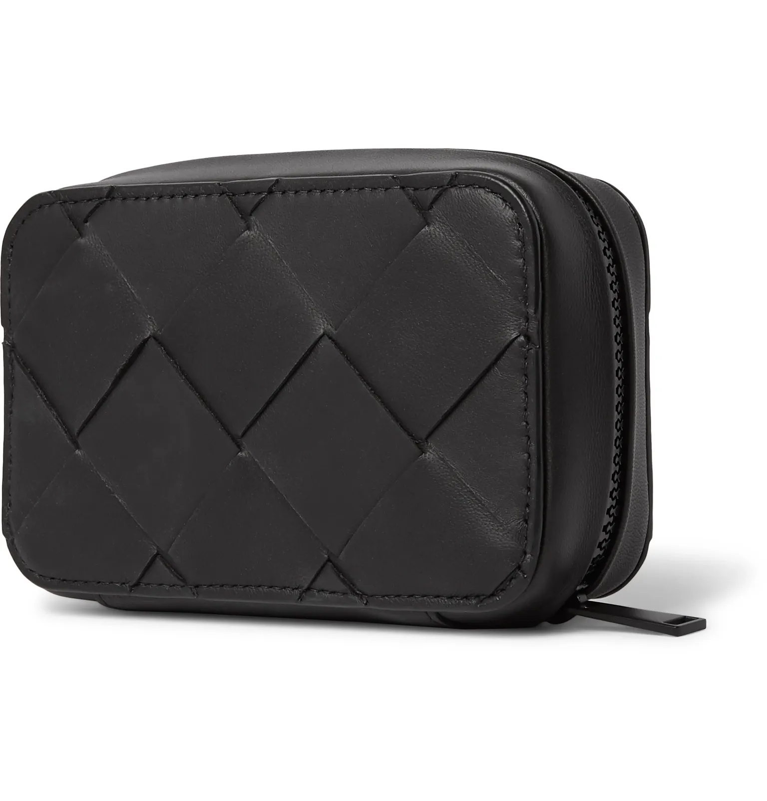 Intrecciato Leather Pouch - 3