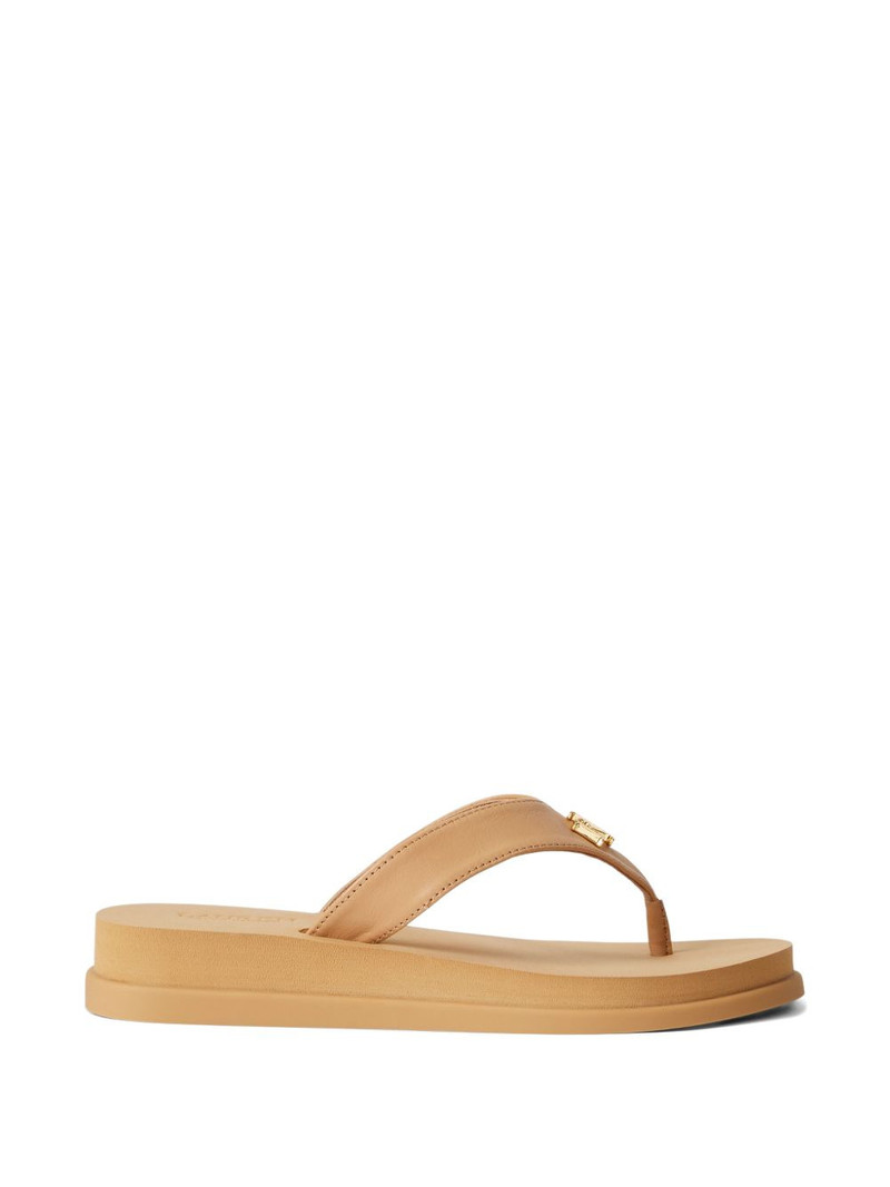 logo-detail flat sandals 1