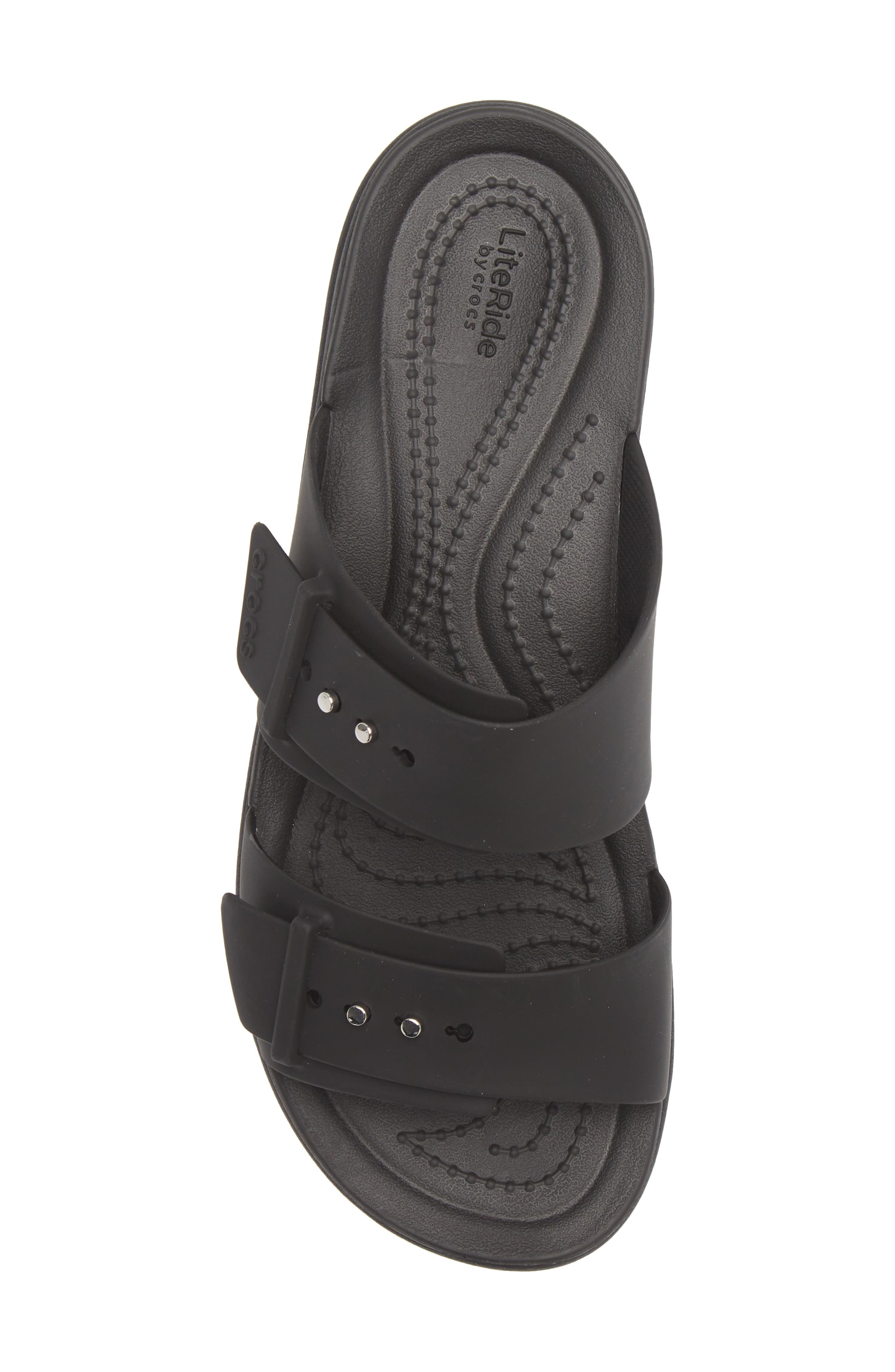 CROCS Brooklyn Wedge Slide Sandal in Black at Nordstrom - 5