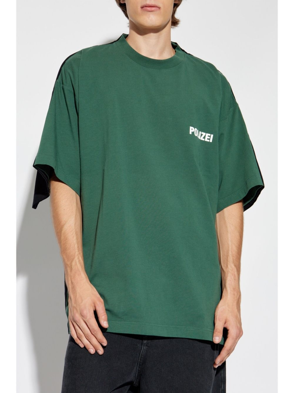 logo-print cotton T-shirt - 3