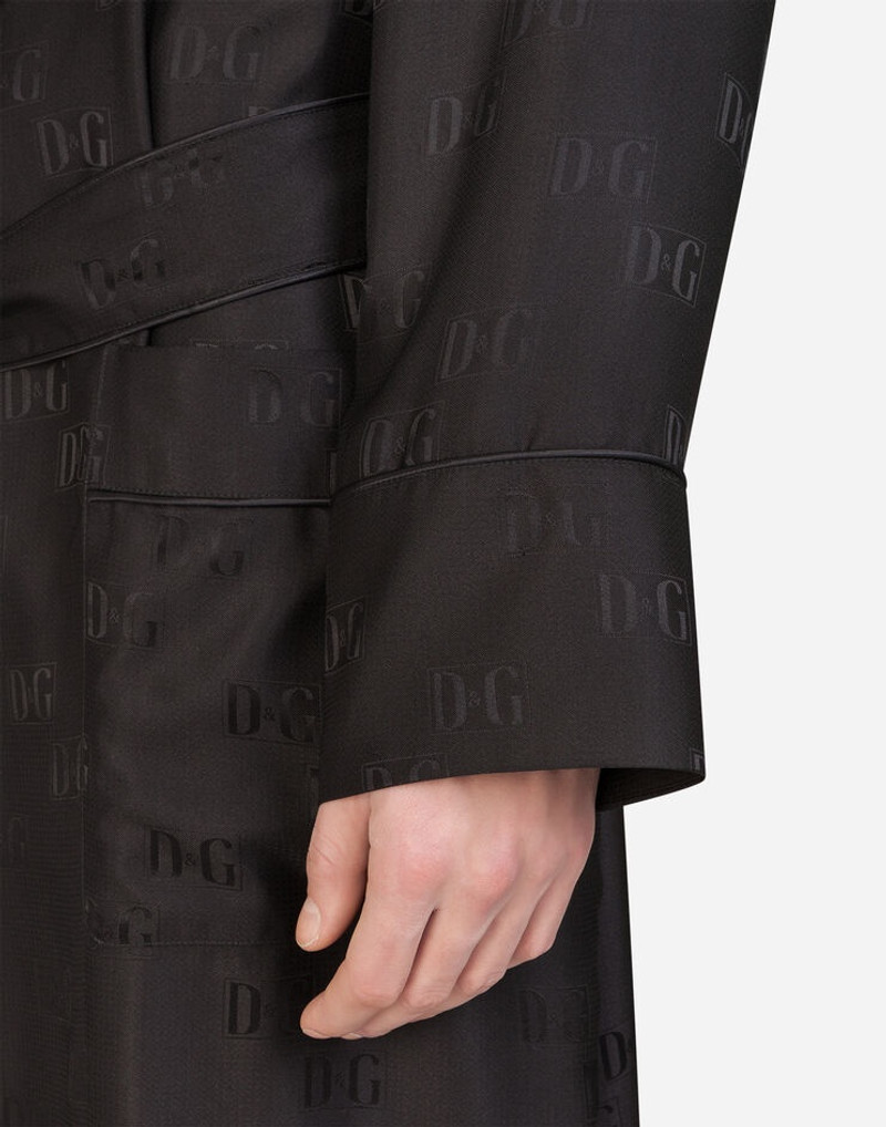 Silk jacquard robe 4