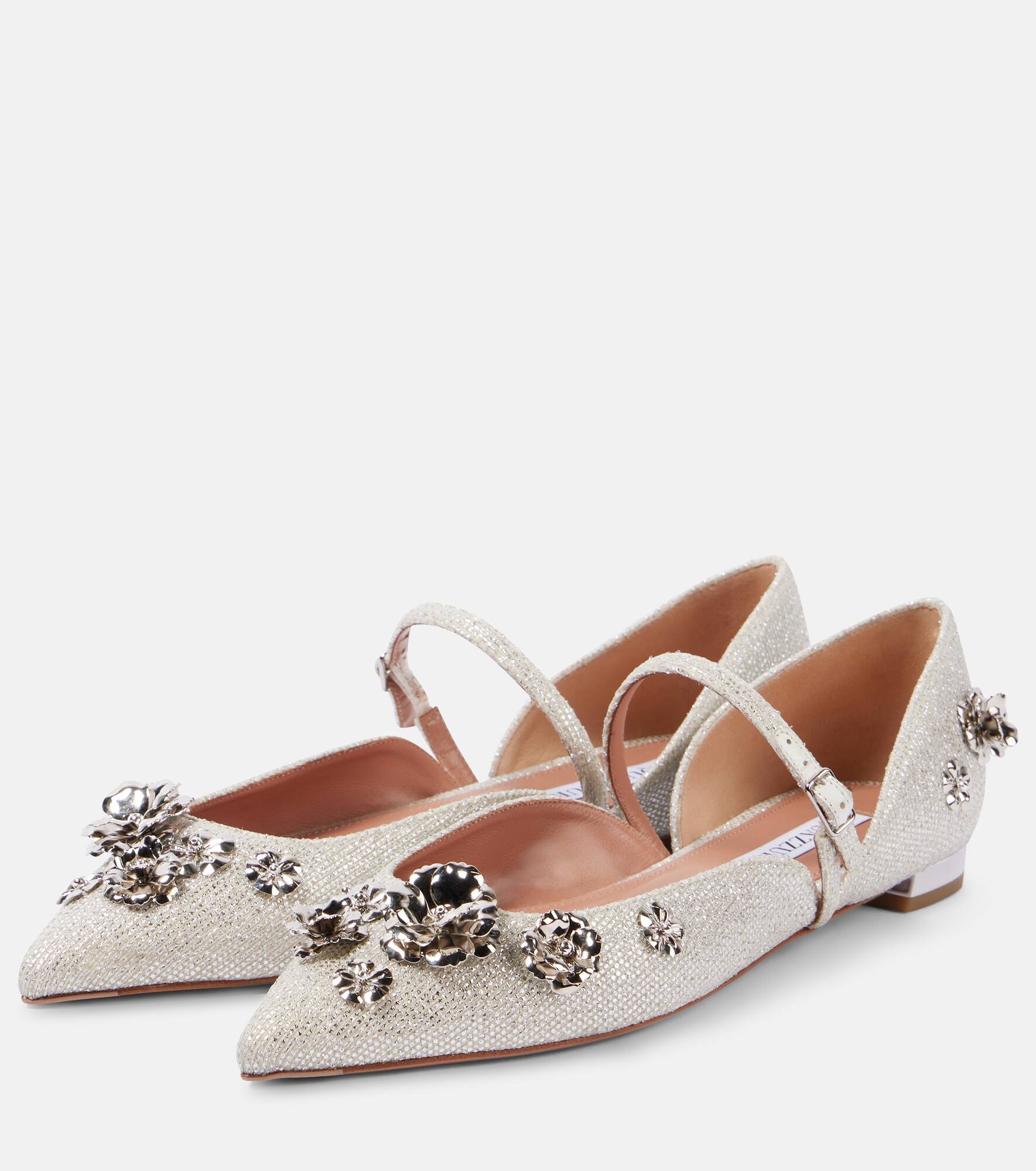 Bloom embellished ballet flats - 4