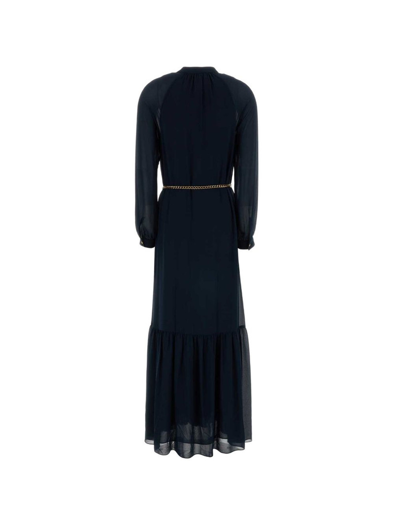 MICHAEL KORS Georgette belted maxi dress outlook
