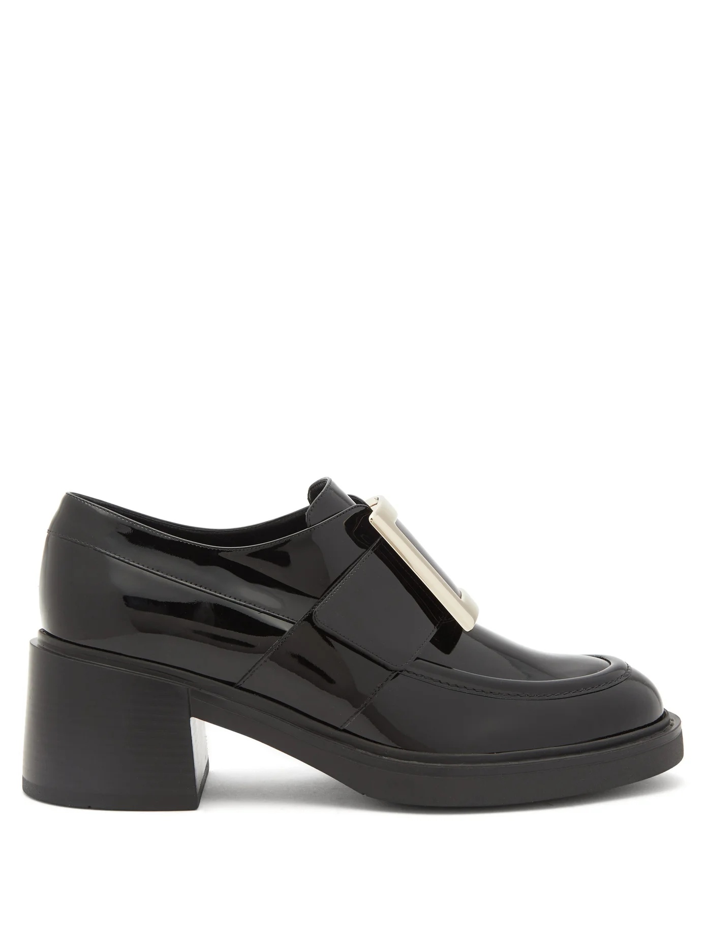 Viv Rangers buckled patent-leather loafers - 1