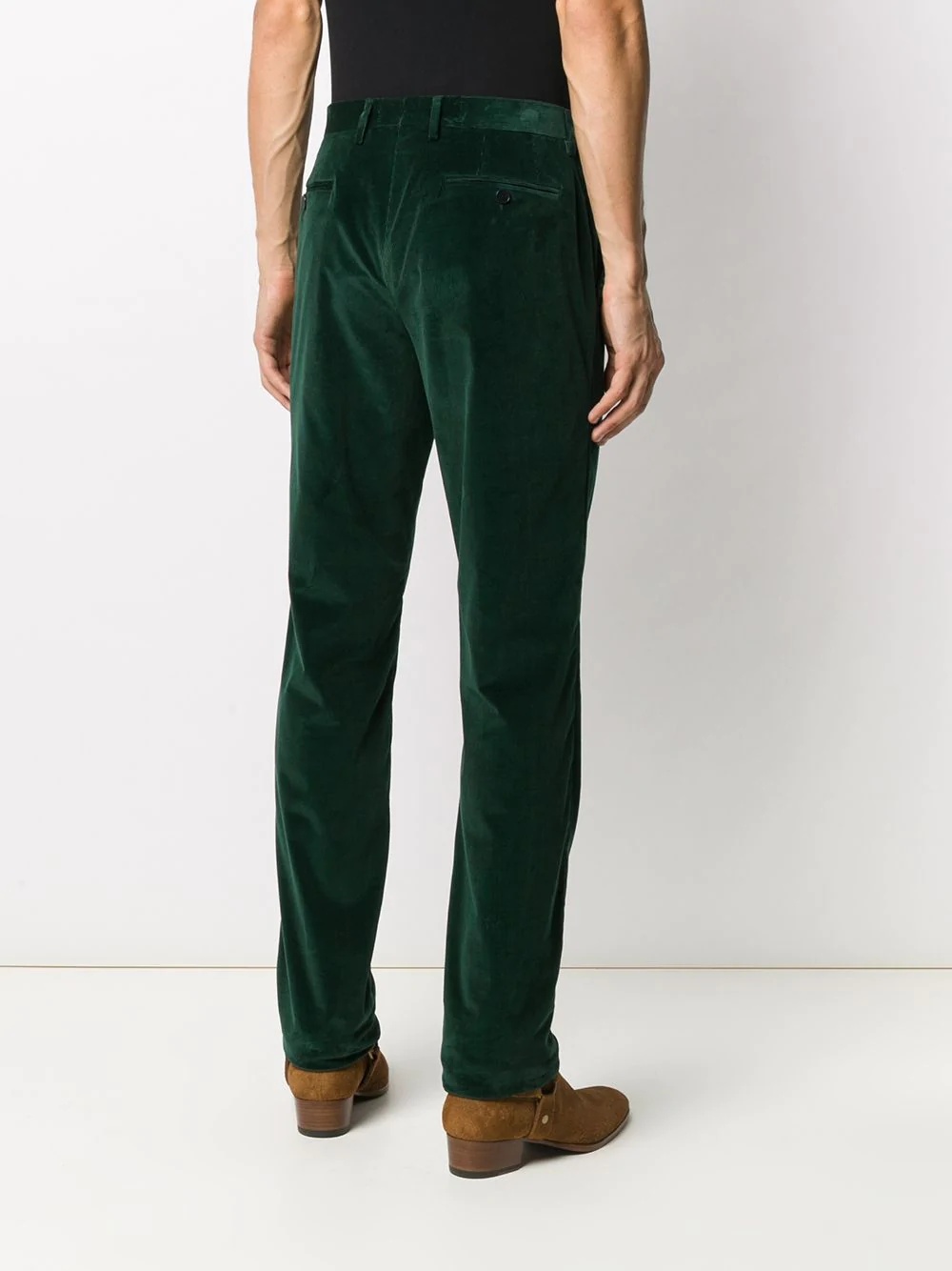 straight-leg corduroy trousers - 4