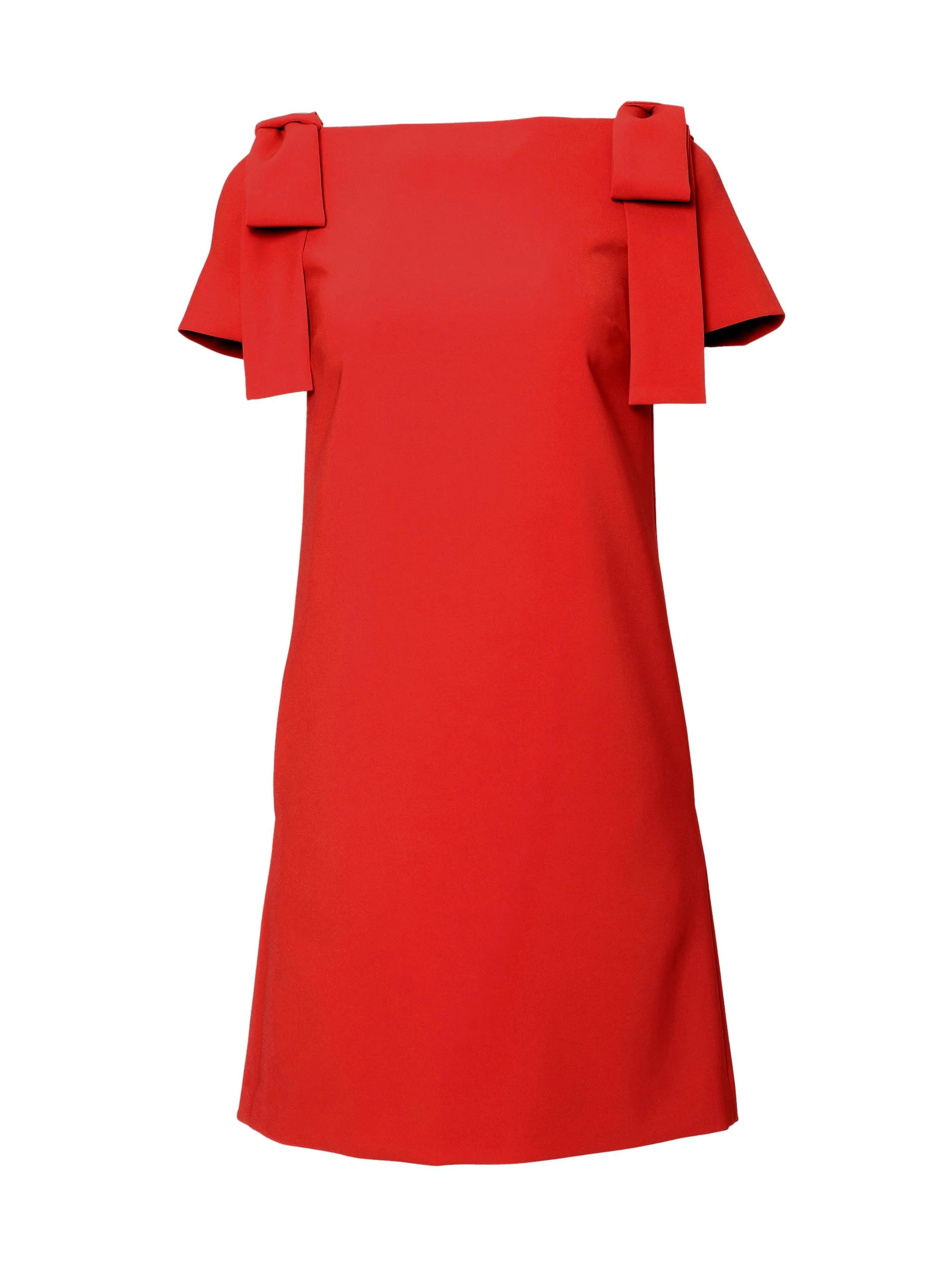 Women's Icon Bow-Embellished Shift Dress - Poppy - 1