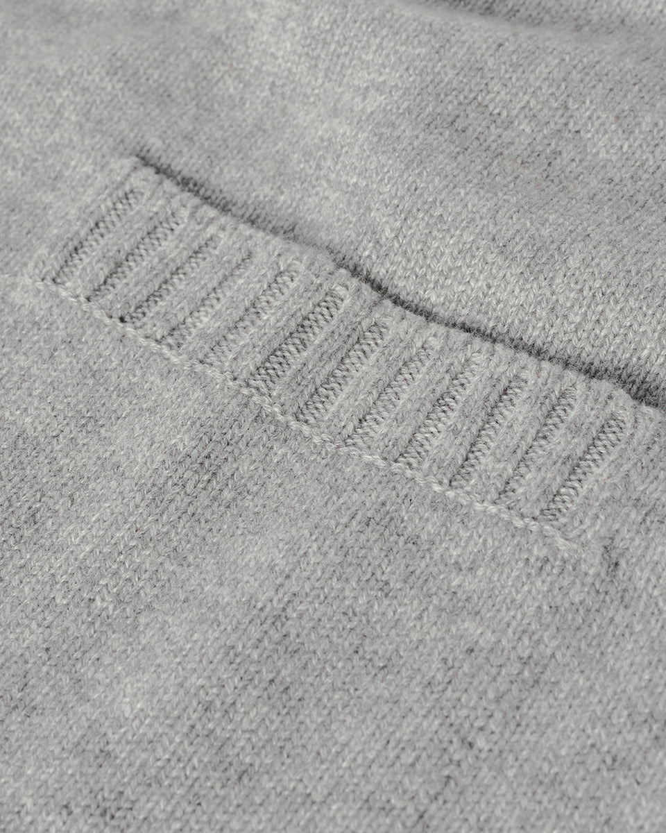Relaxed Fit Grey Cashmere Cardigan - 6