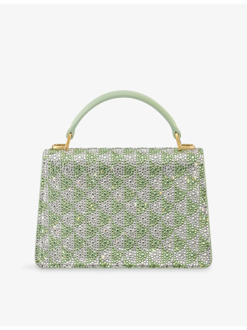 Serpenti Forever suede top-handle bag 4