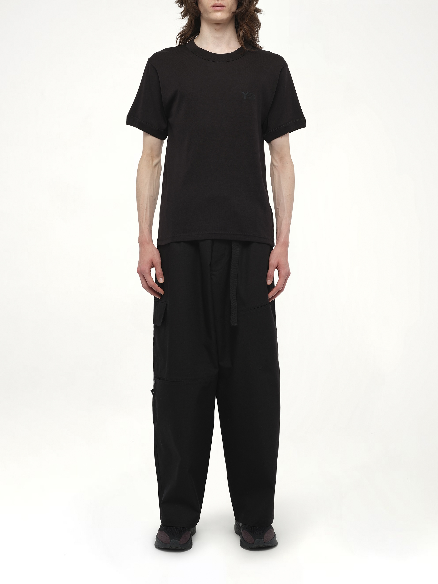 Slim Short Sleeve T-Shirt in Black - 7