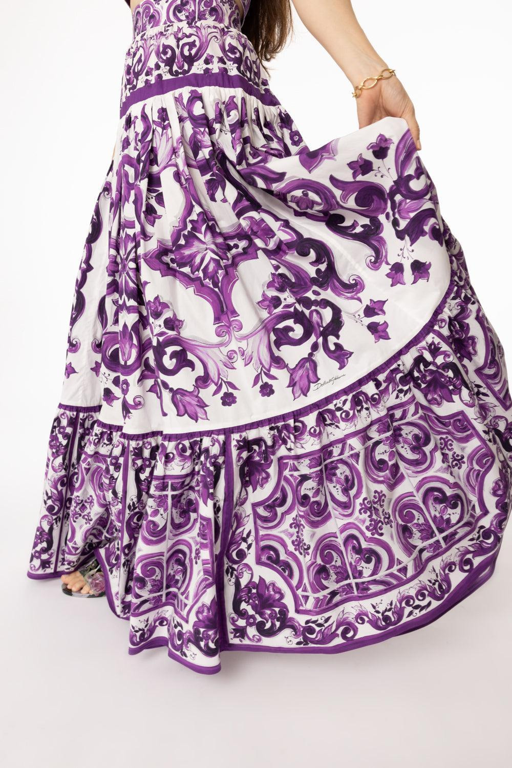 Maiolica Maxi Skirt - 3