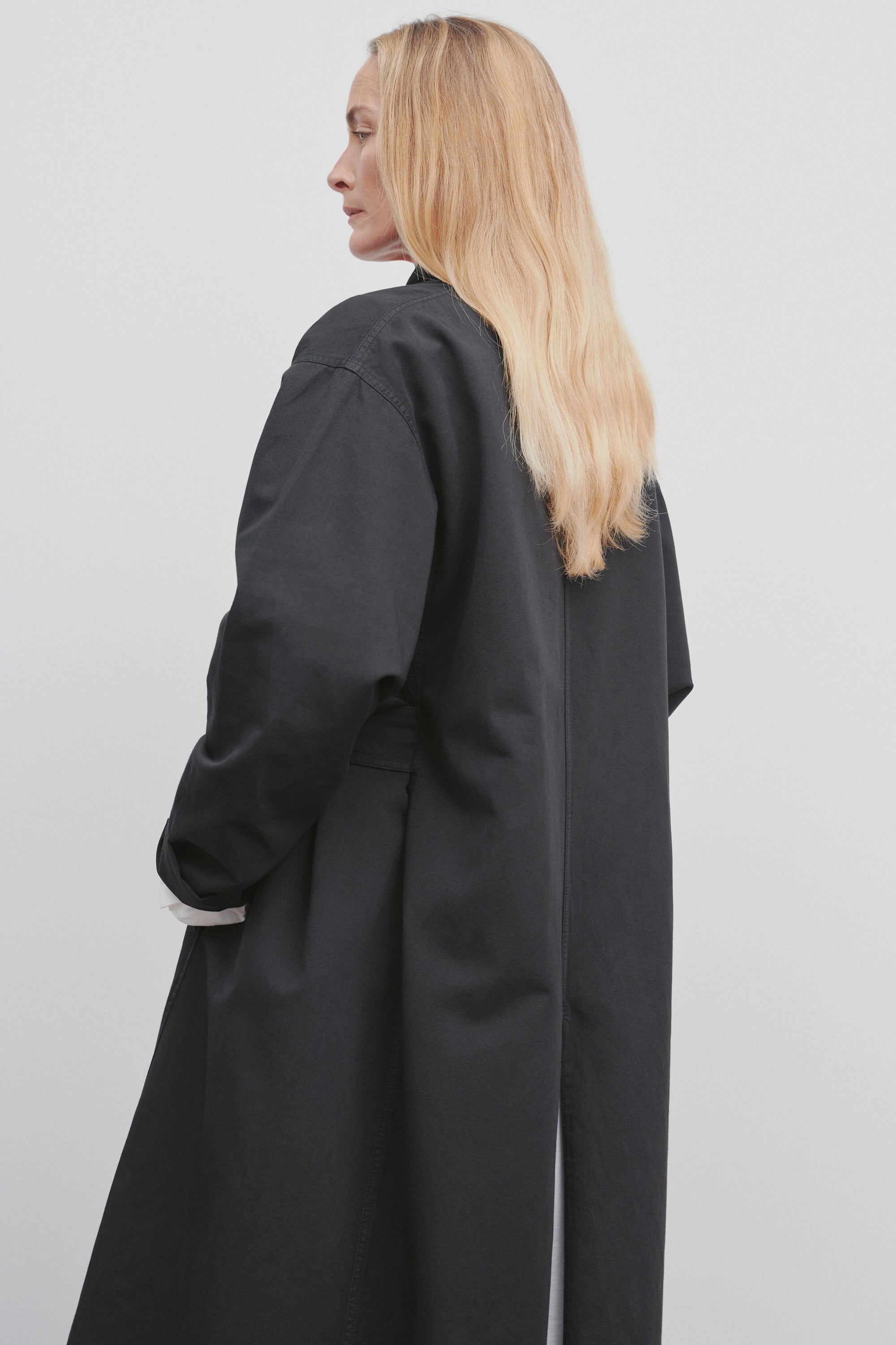 The Row Rimbaud Coat in Cotton and Linen | REVERSIBLE