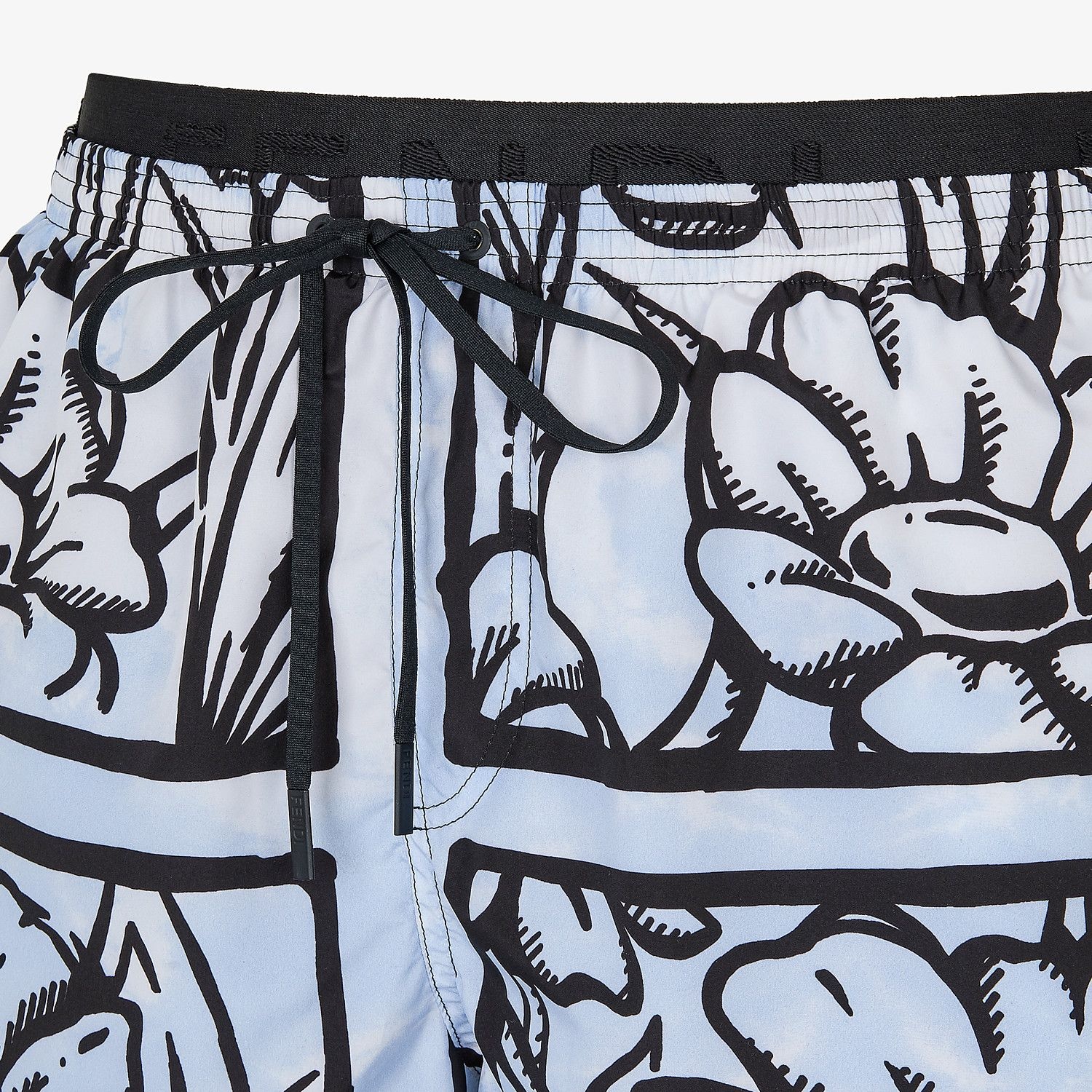 Fendi Roma Joshua Vides tech fabric shorts - 3