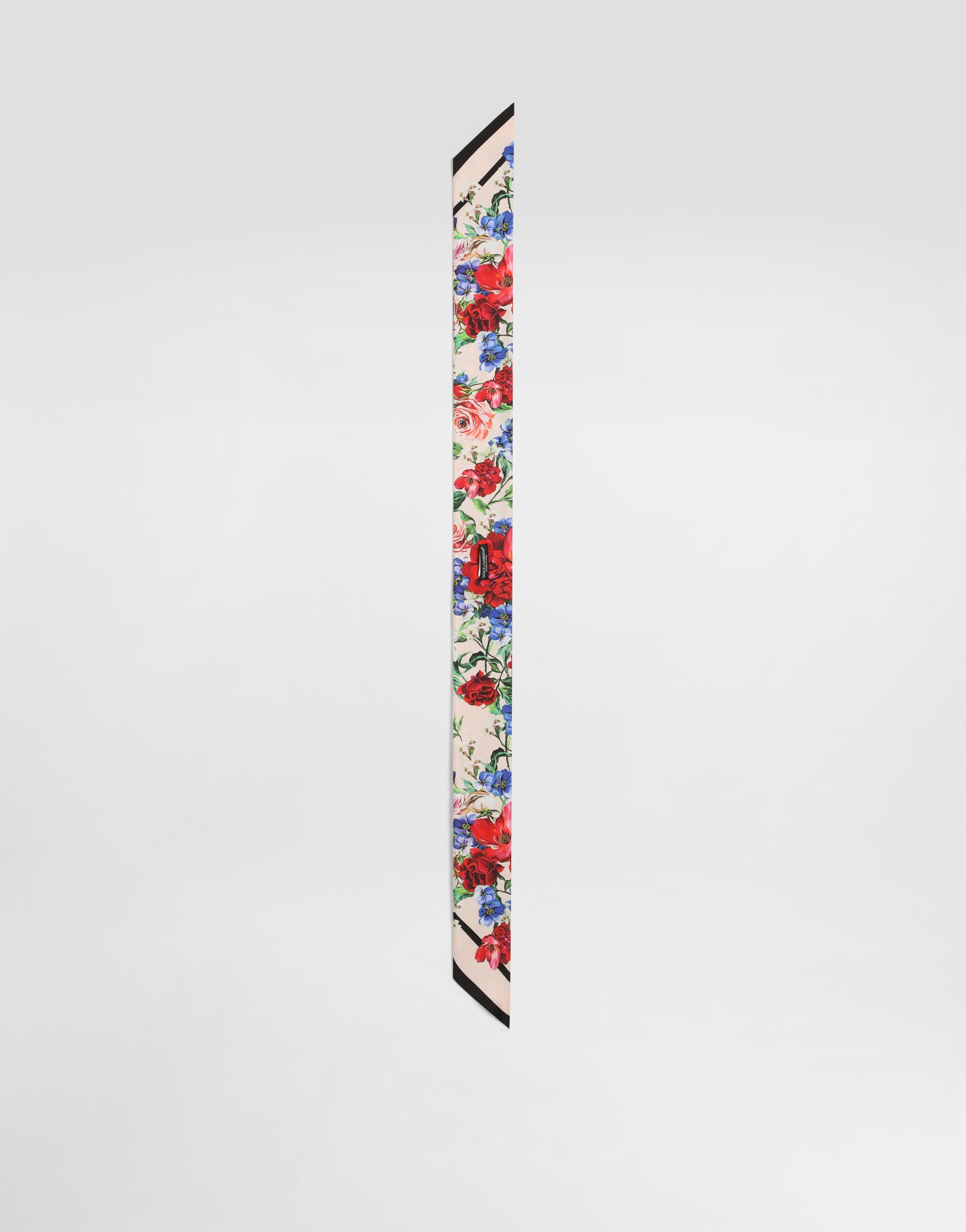 Floral-print twill headscarf (6x100) - 2