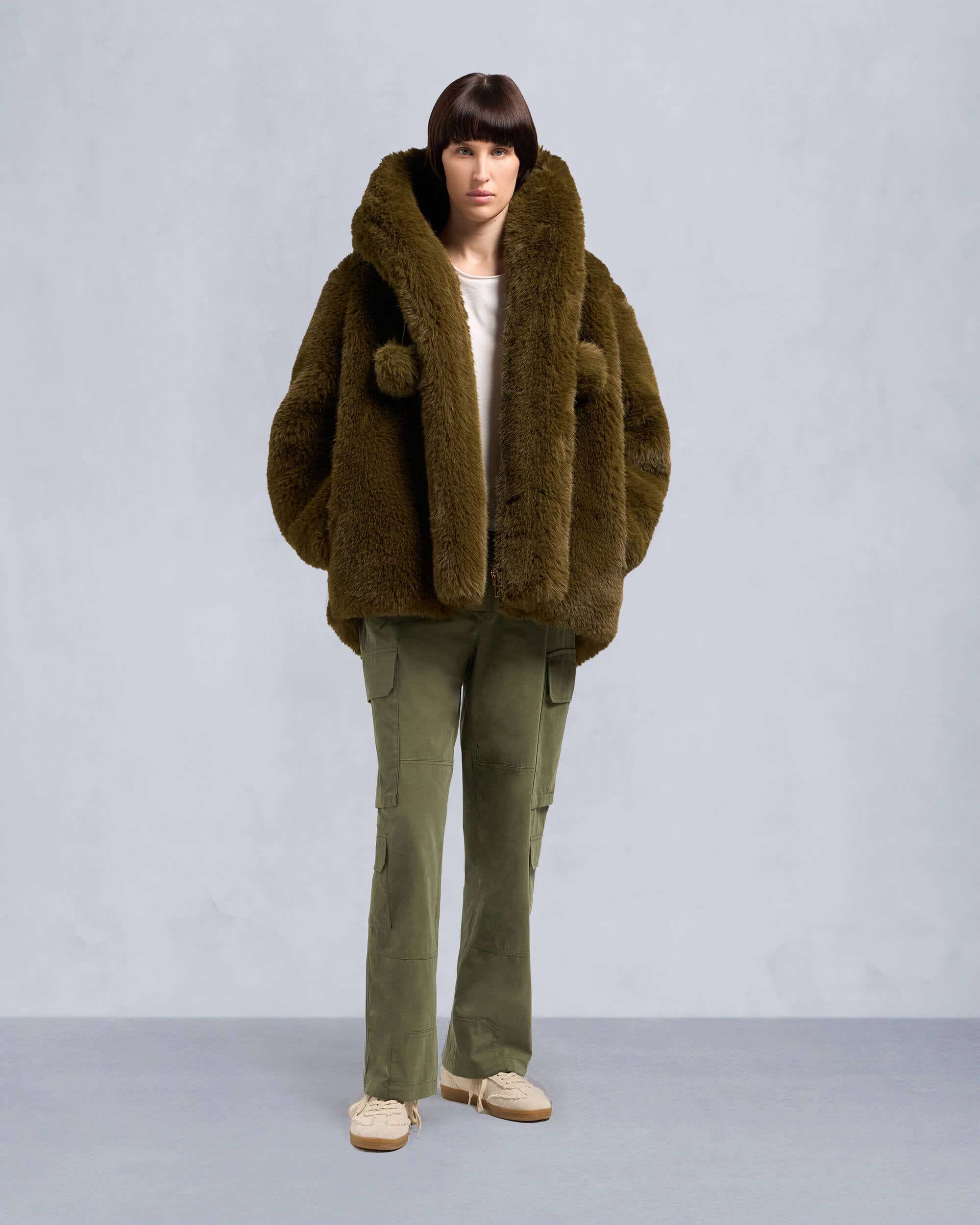 GOLD SERIES JADE FAUX FUR JACKET - 2