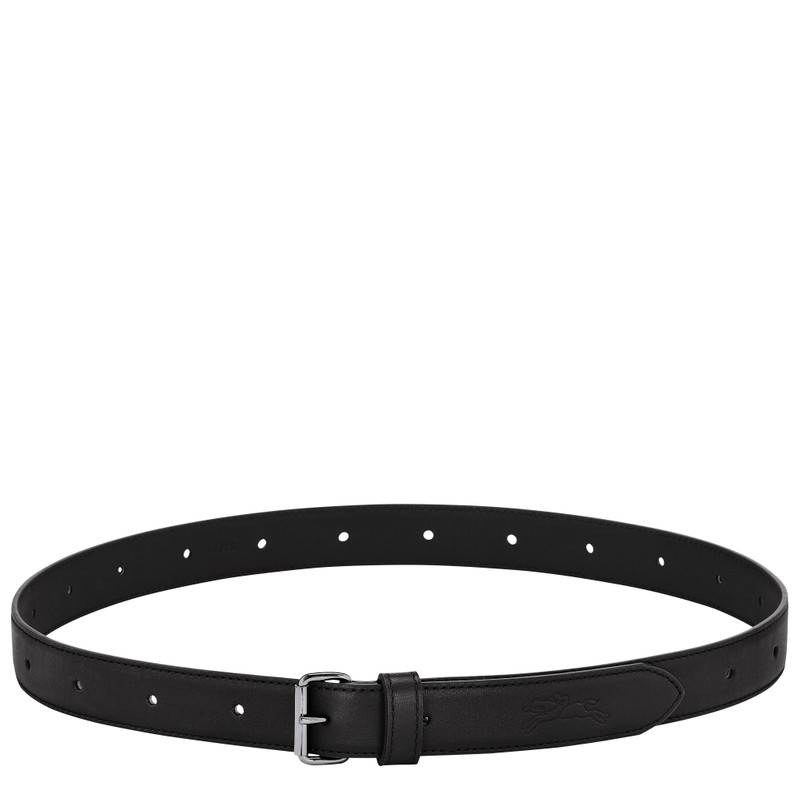 Le Pliage Xtra Ladie's belt Black - Leather 1