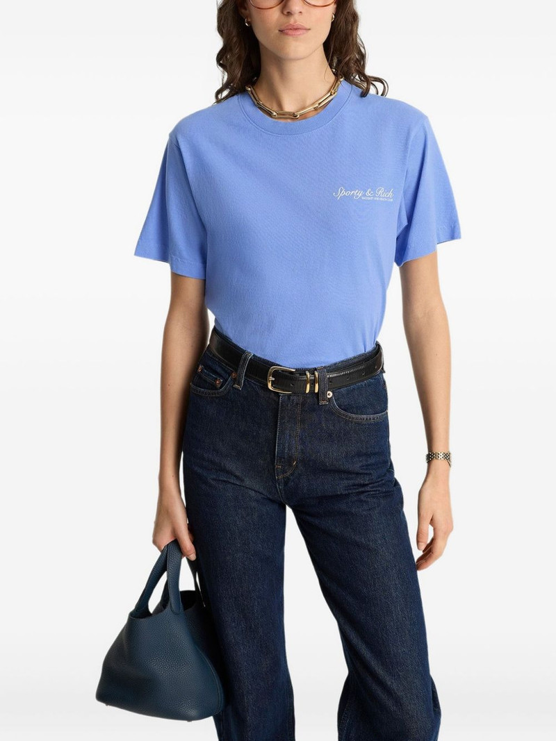 Sporty & Rich embroidered logo T-shirt outlook
