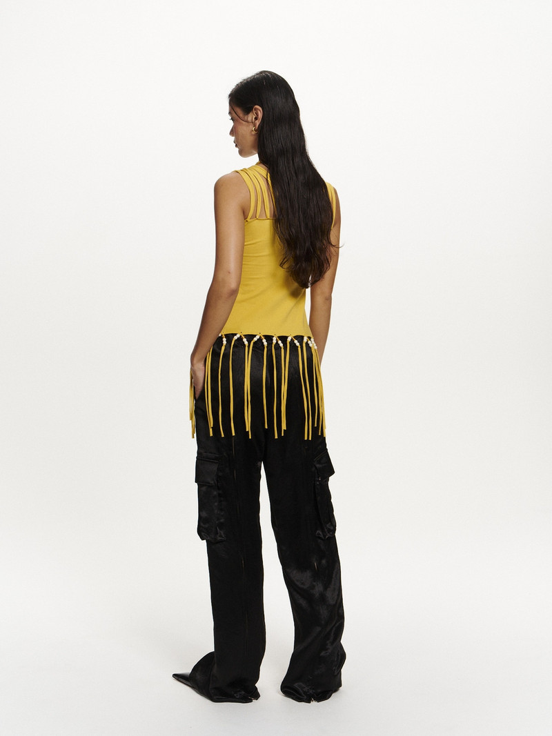 SATIN CARGO PANTS 8