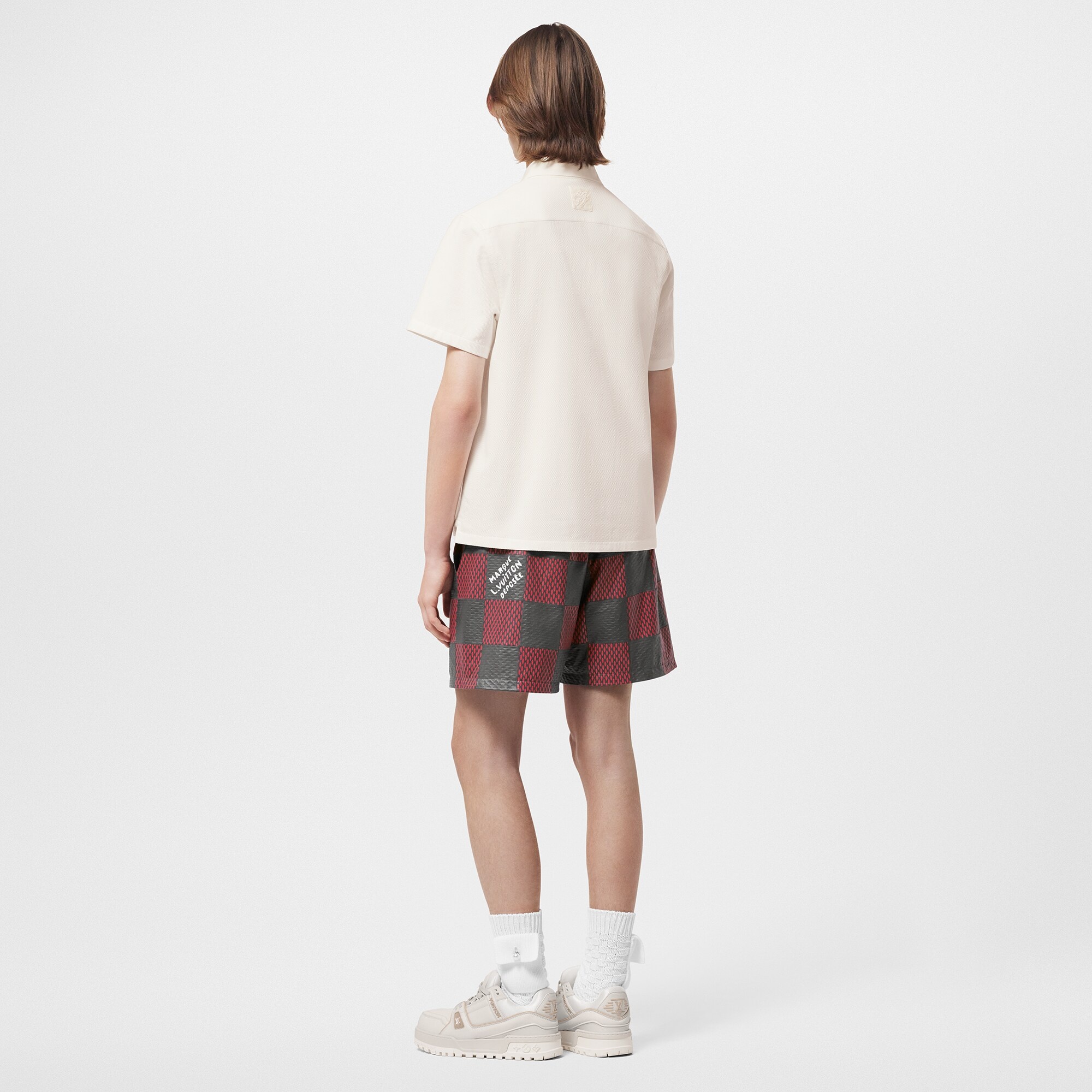 Poplin Polo With Embroidered LV Patch - 3