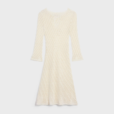 CELINE LONG DRESS IN CROCHETED COTTON outlook