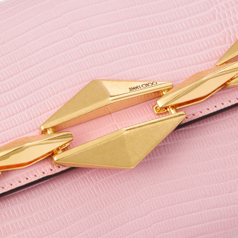 Diamond Shoulder East-West S
Rose Lizard Print Mini Shoulder Bag 3