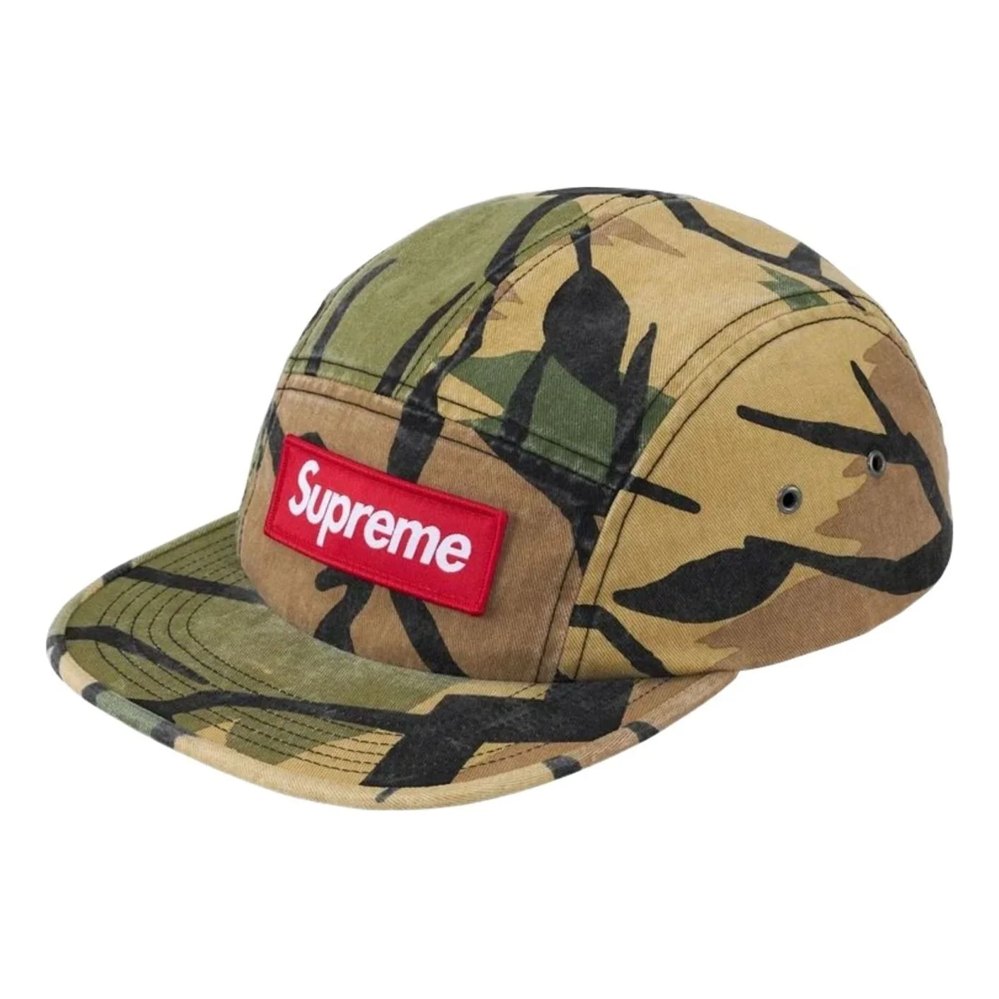 Supreme FW26 Military Camp Cap 'Spring Green Predator Camo' SUP-FW26-2026-GRN - 1