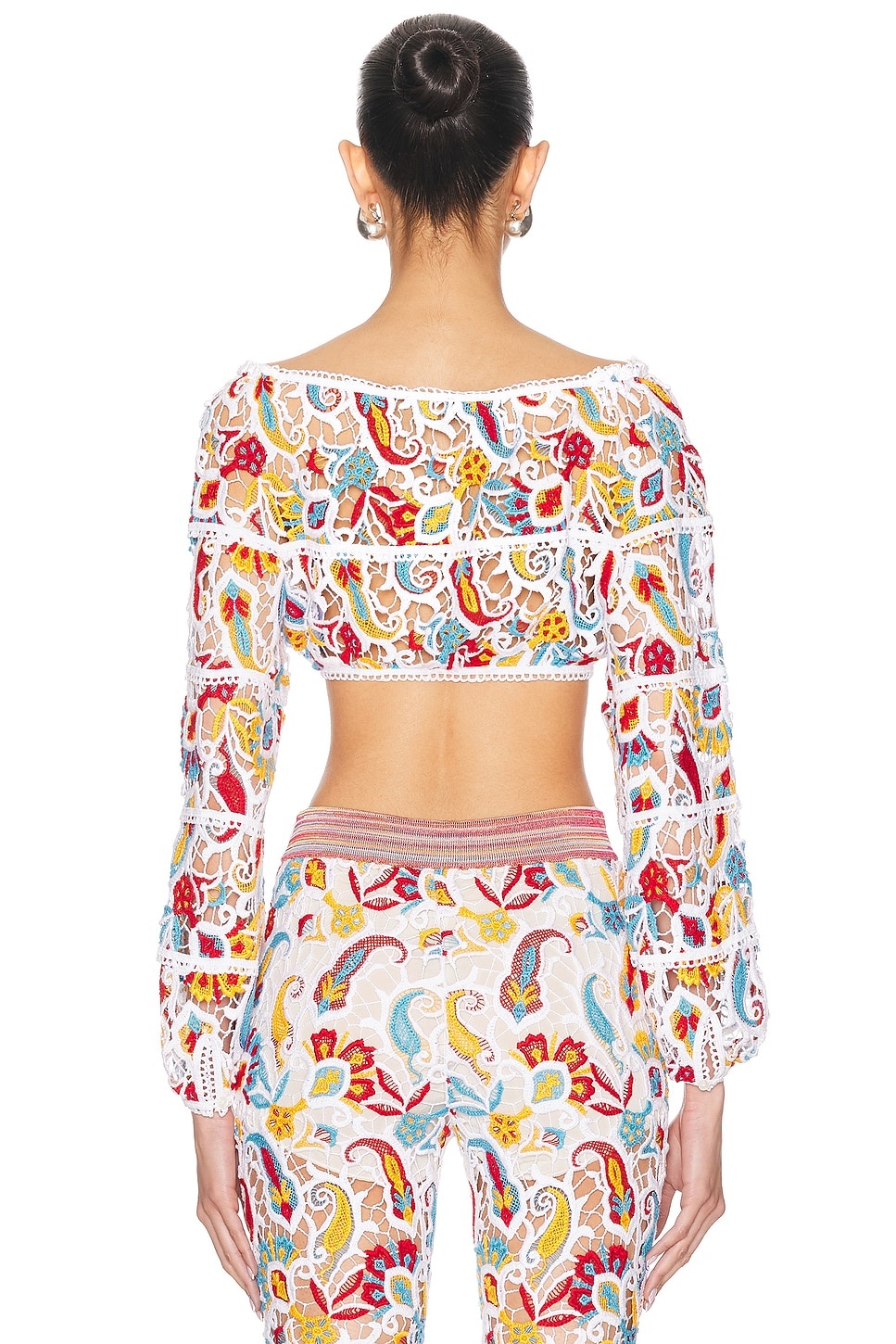Long Sleeve Cropped Top - 3