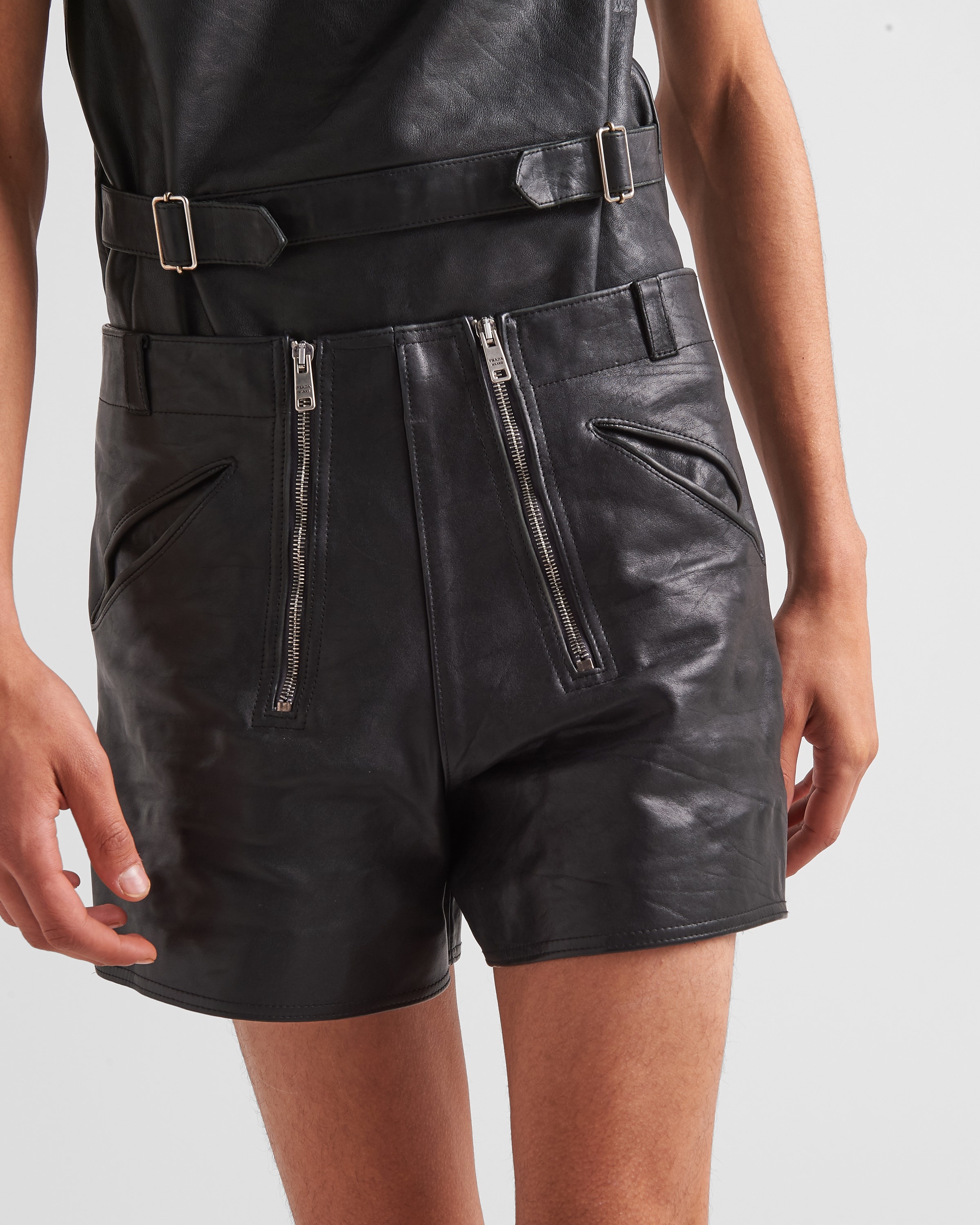 Leather shorts - 3
