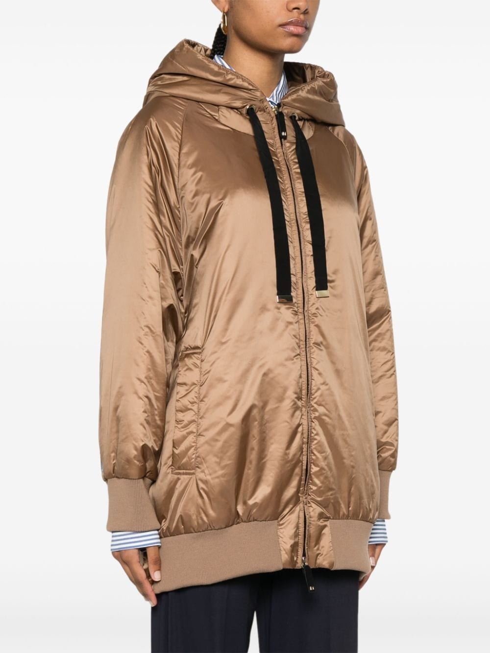 hooded parka coat - 3
