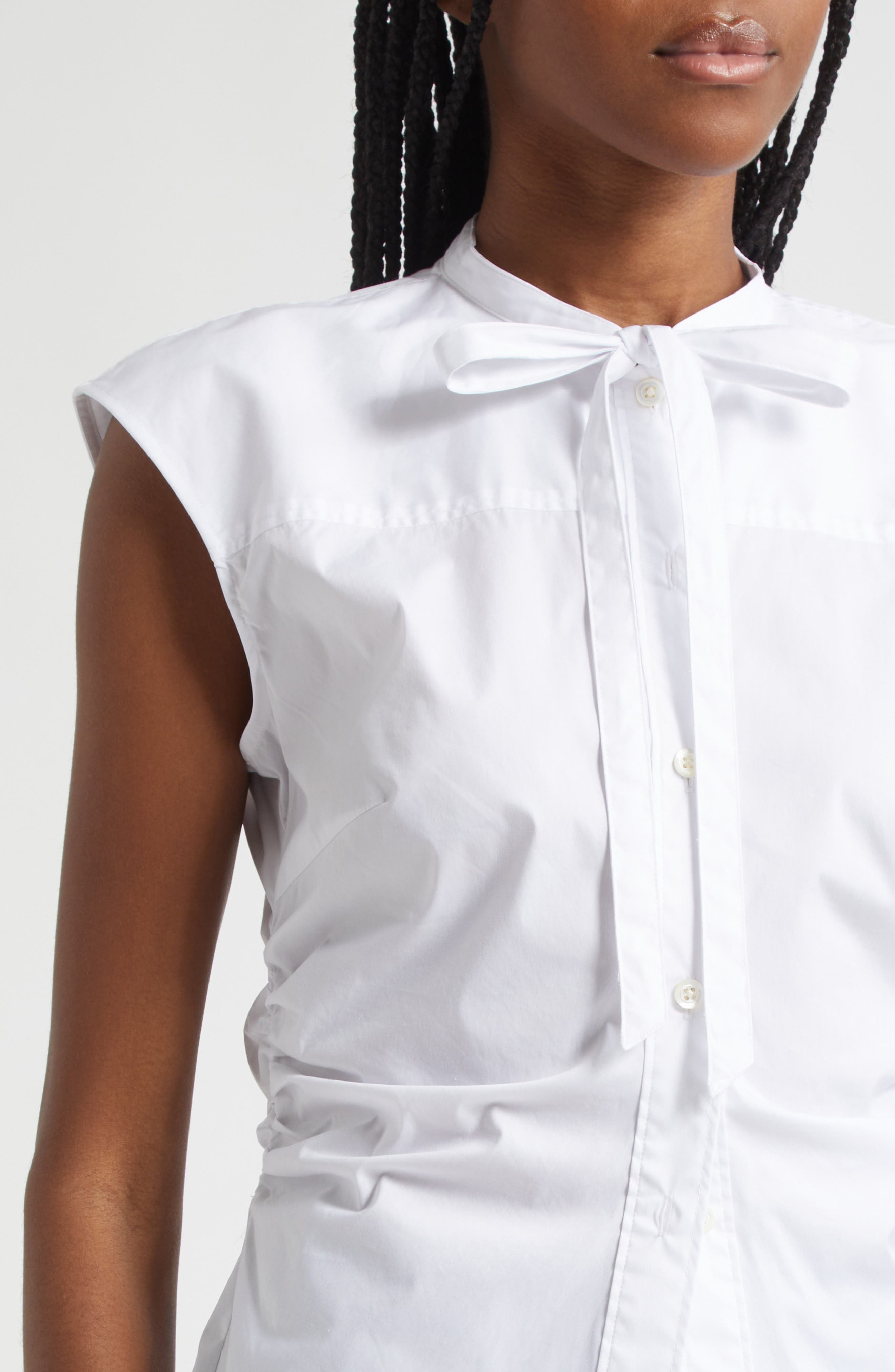 Veronica Beard Joon Shirt in White at Nordstrom - 4