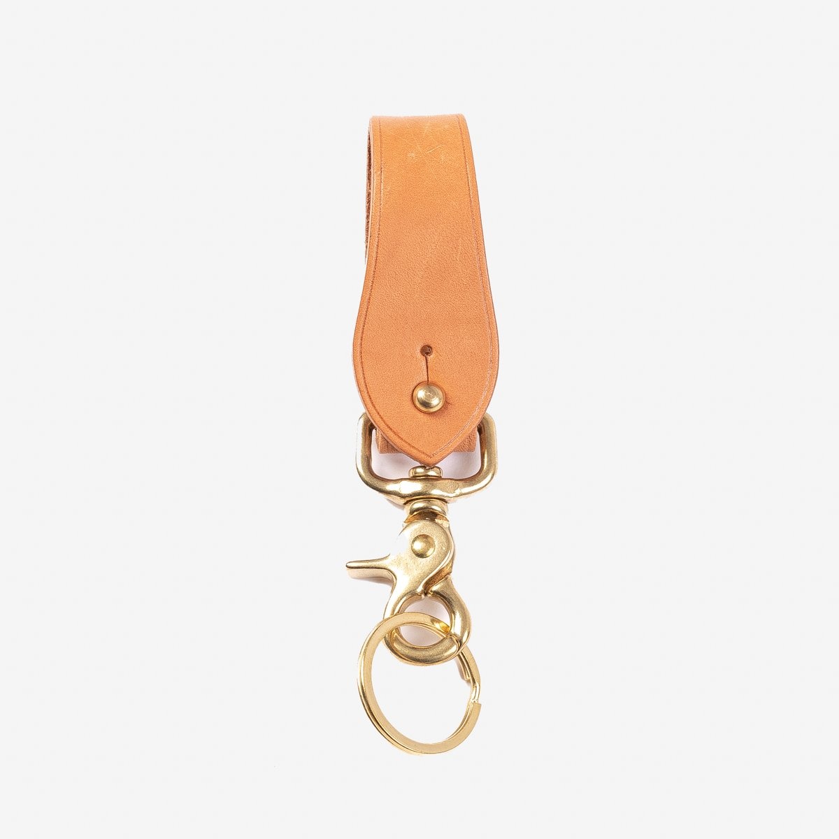 OGL-FOB-NAT OGL Leather Key Fob - Natural - 2