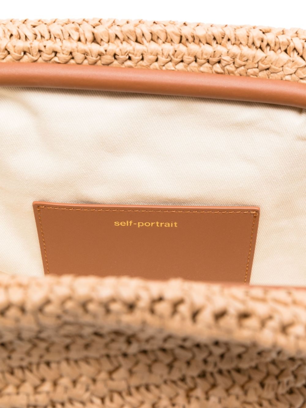 charm-detail raffia clutch bag - 5
