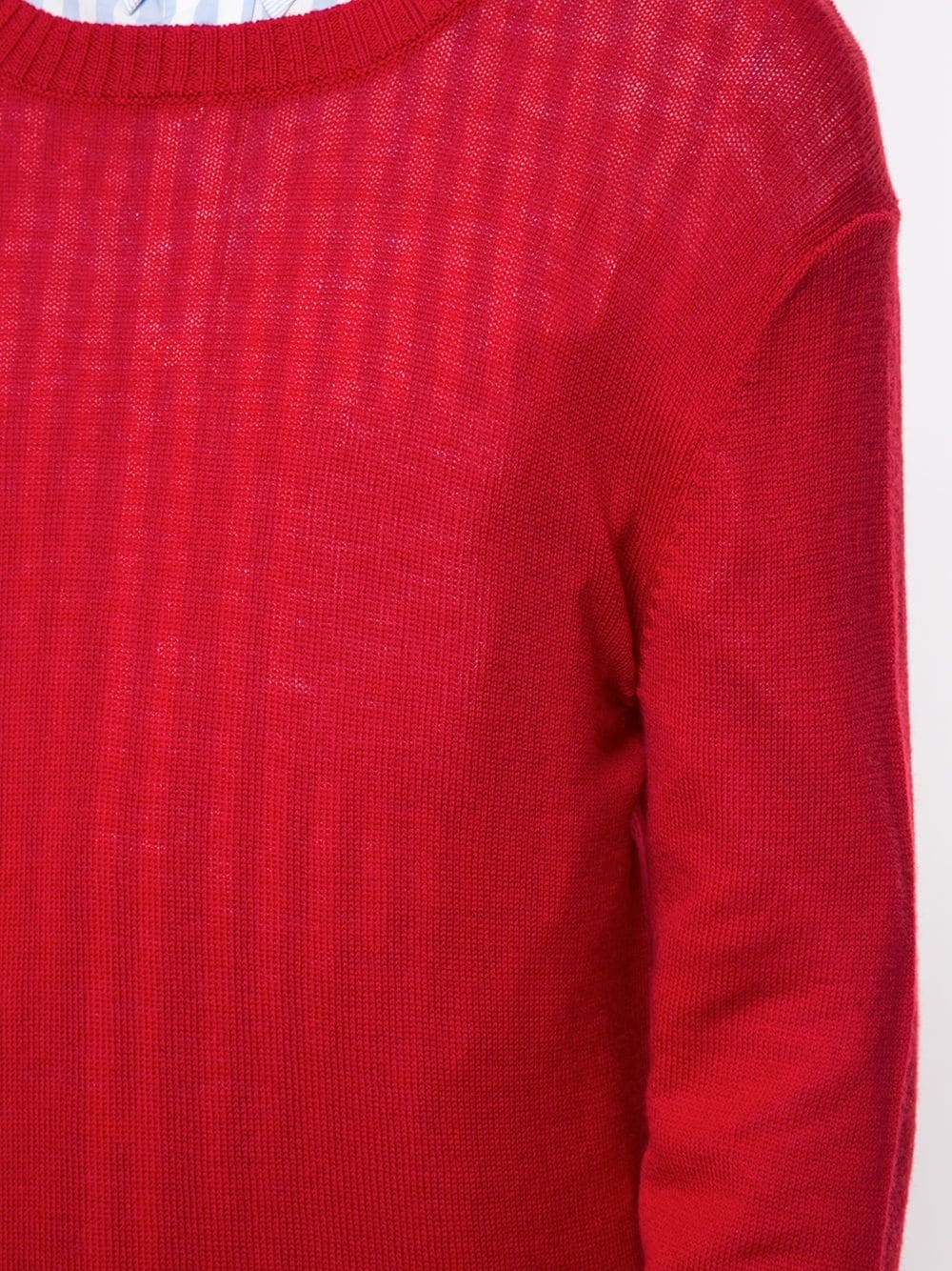 crew neck long-sleeve jumper - 5