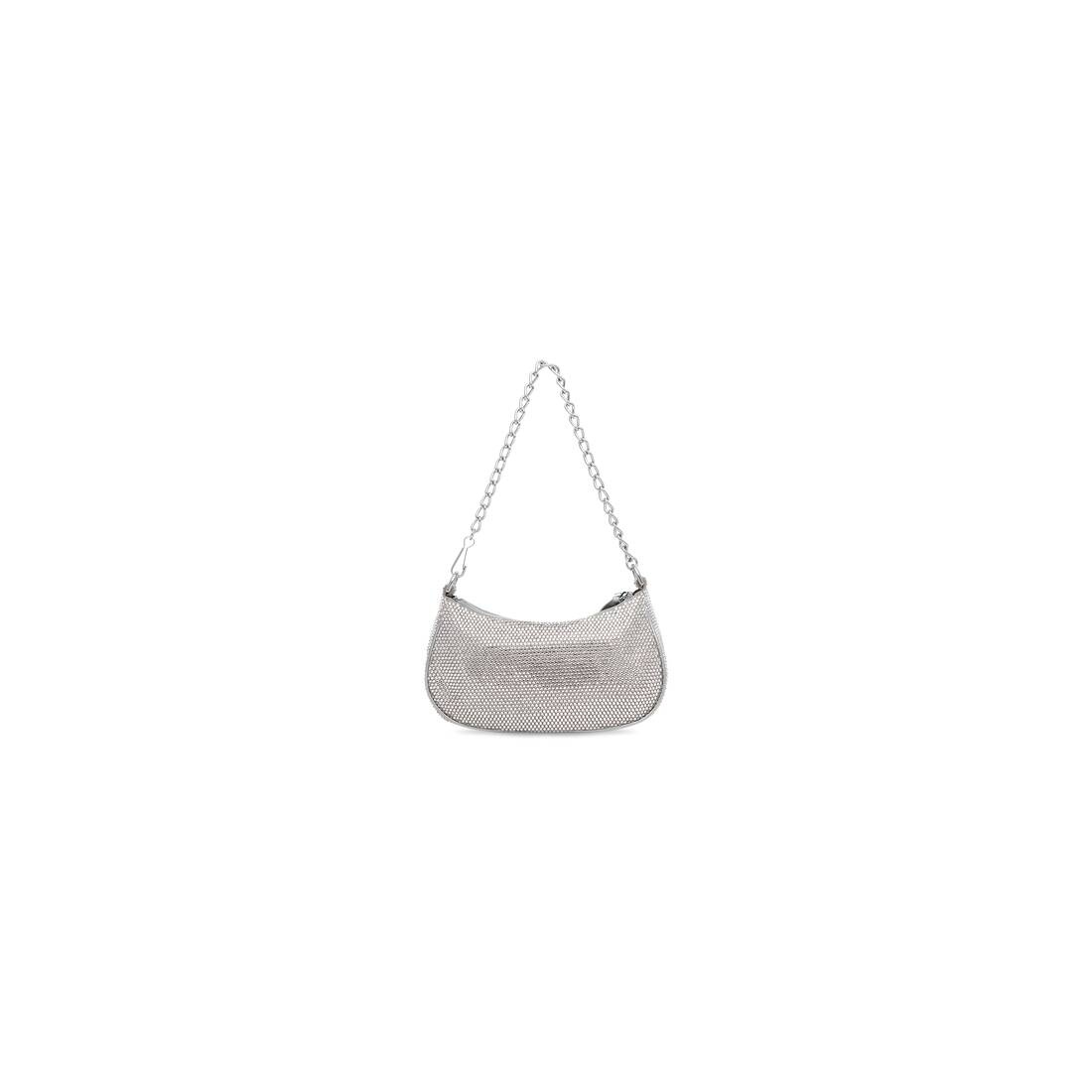 le cagole mini bag with chain and rhinestones - 6