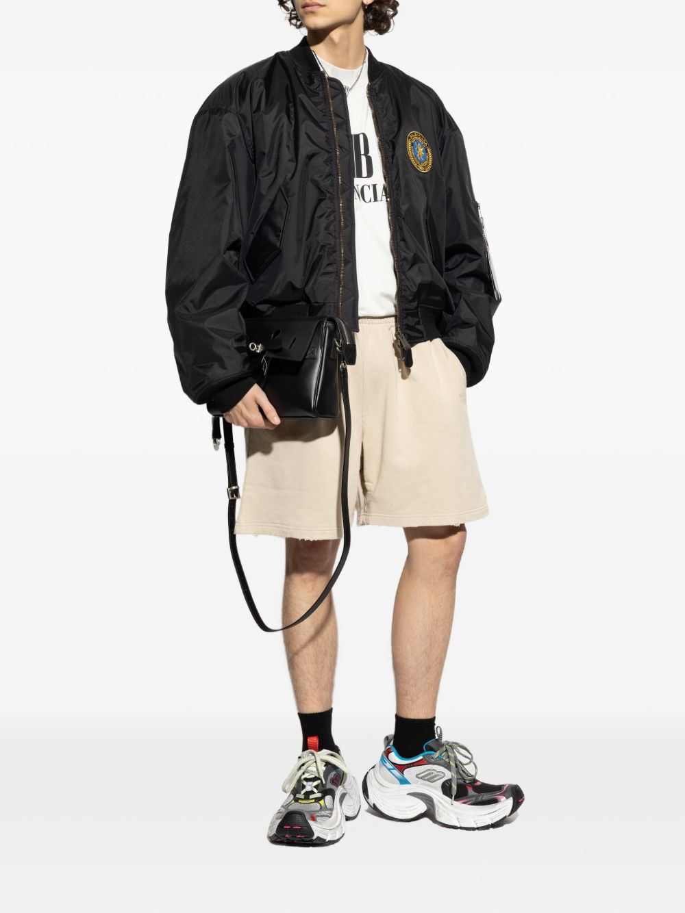 logo-embroidered bermuda shorts - 2