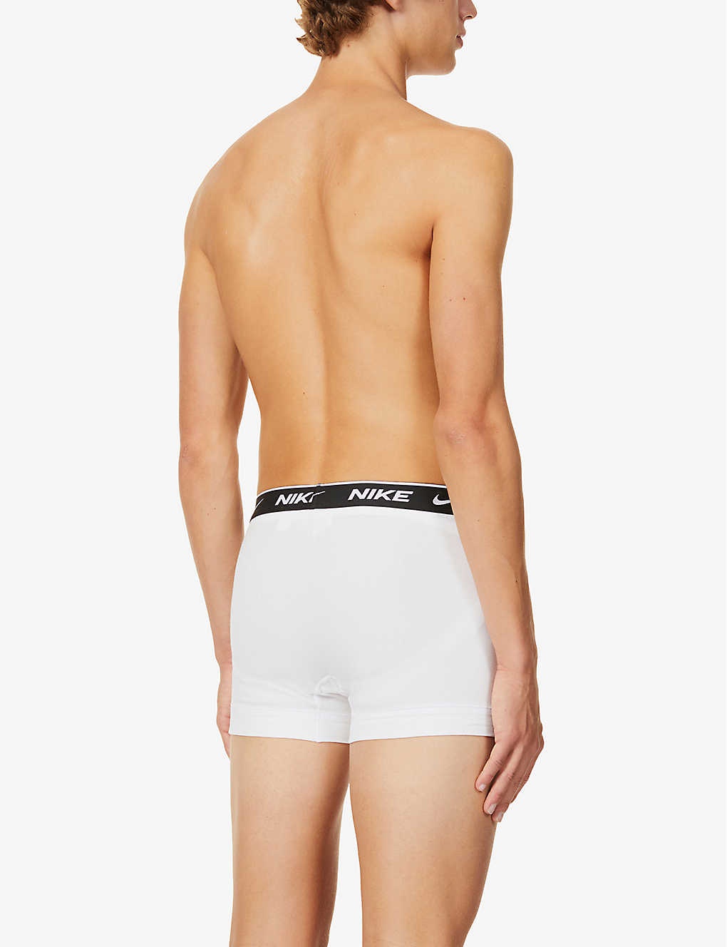 Pack of three Everyday stretch-cotton jersey trunks - 3
